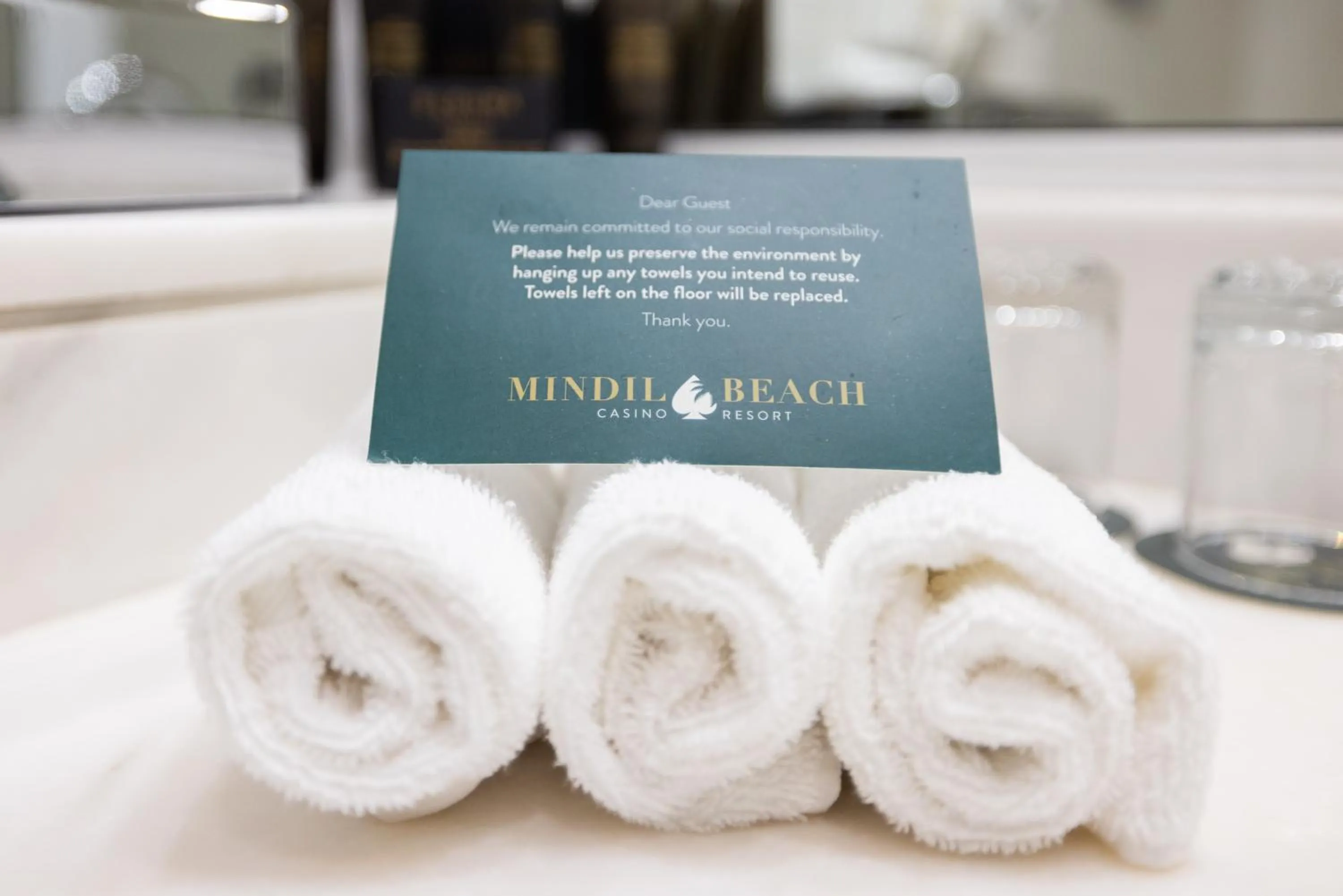 towels in Mindil Beach Casino Resort