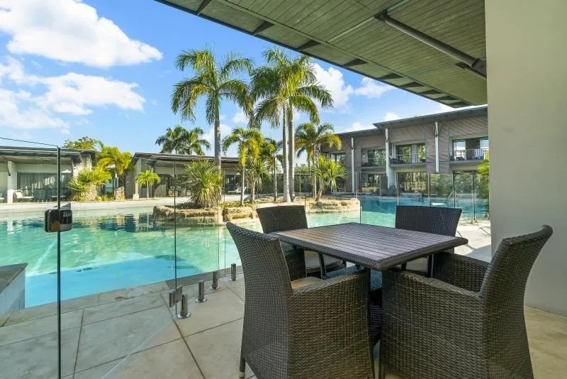 Pool view in Mindil Beach Casino Resort