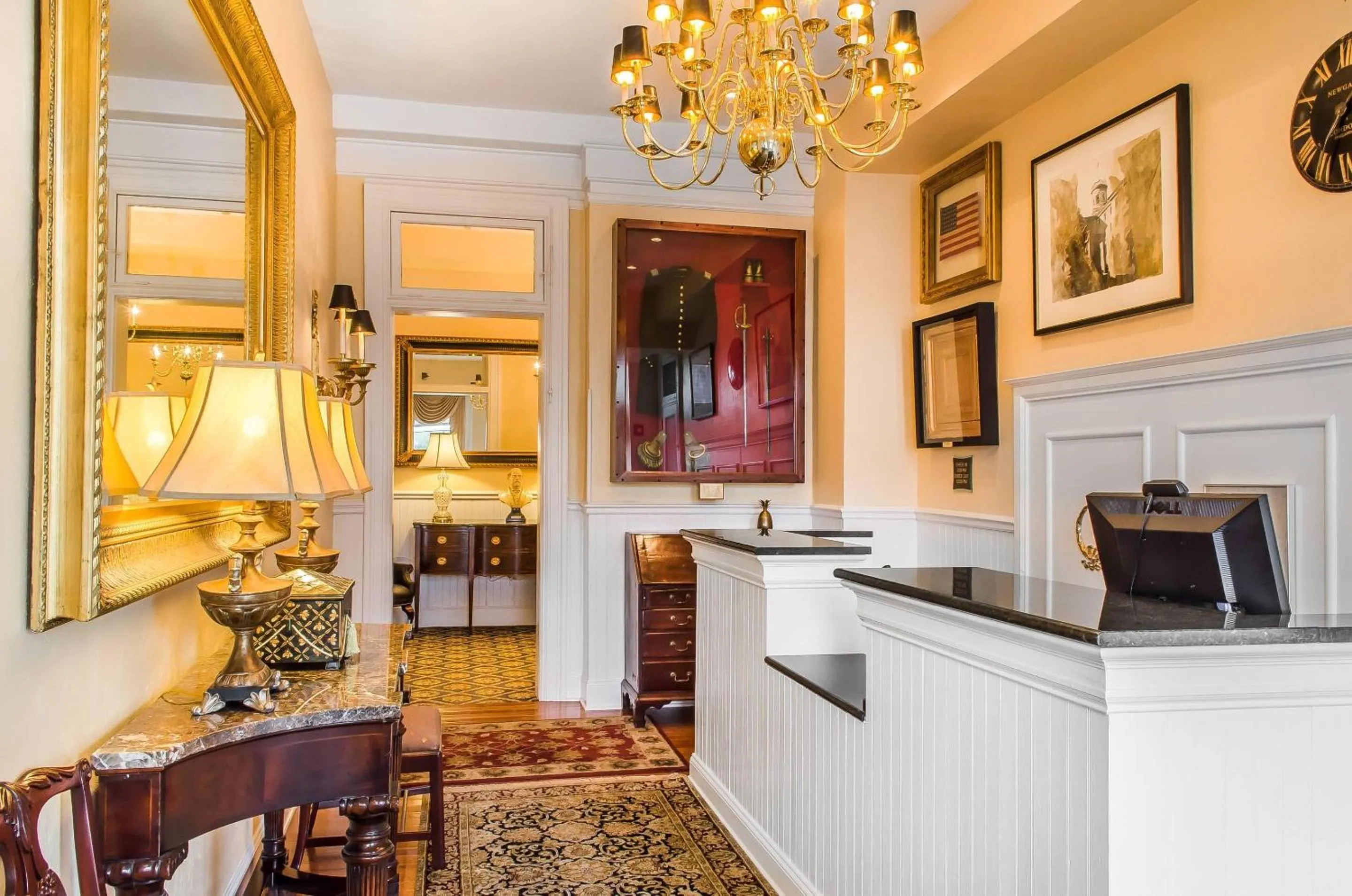 Lobby or reception in The Federal Pointe Inn Gettysburg, an Ascend Collection Hotel
