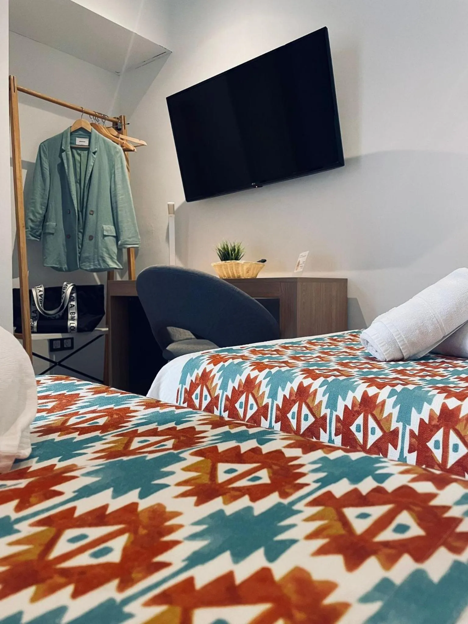 Photo of the whole room, Bed in Hotel QB Almagro Centro