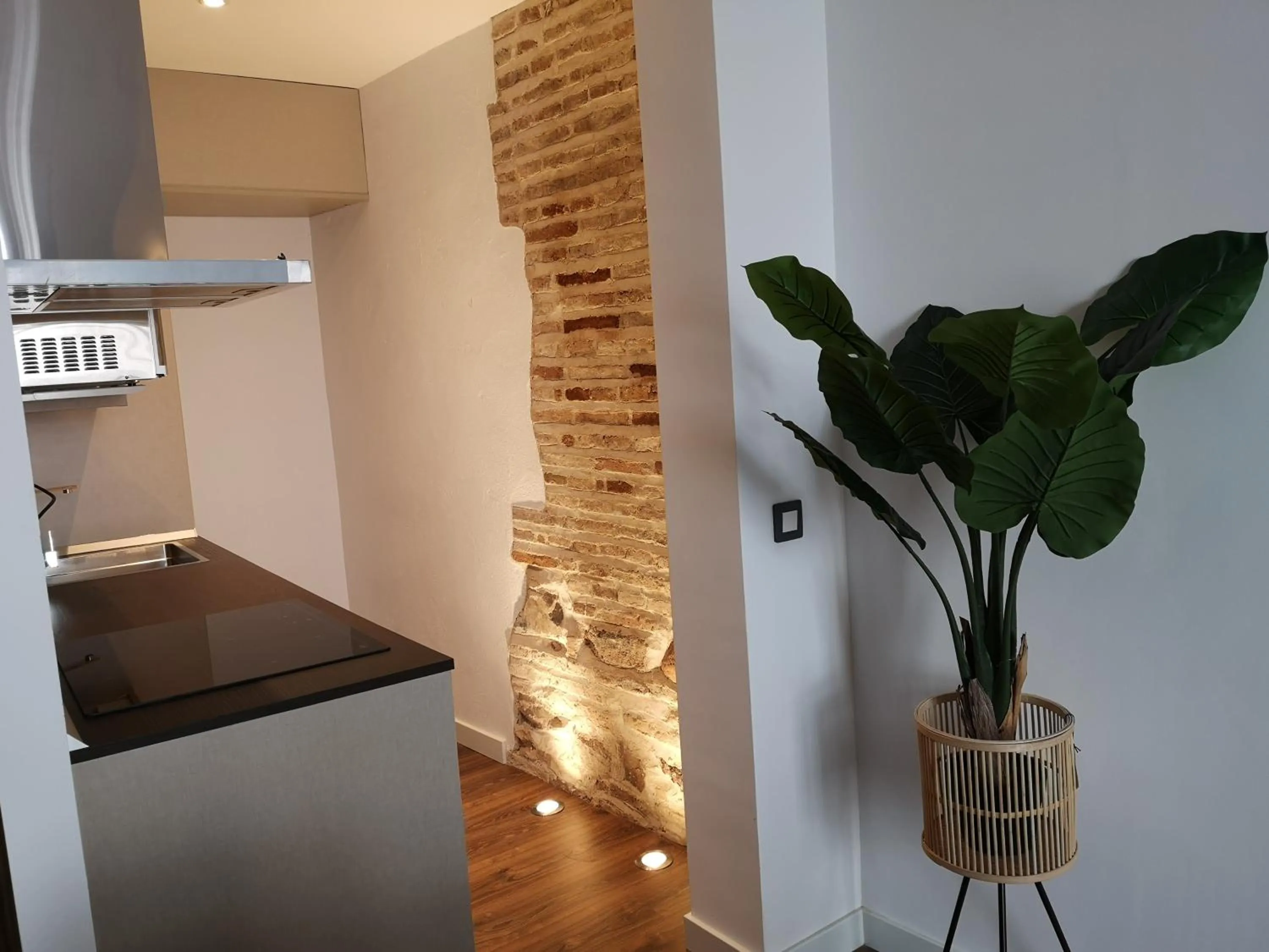 Kitchen or kitchenette in Hotel QB Almagro Centro