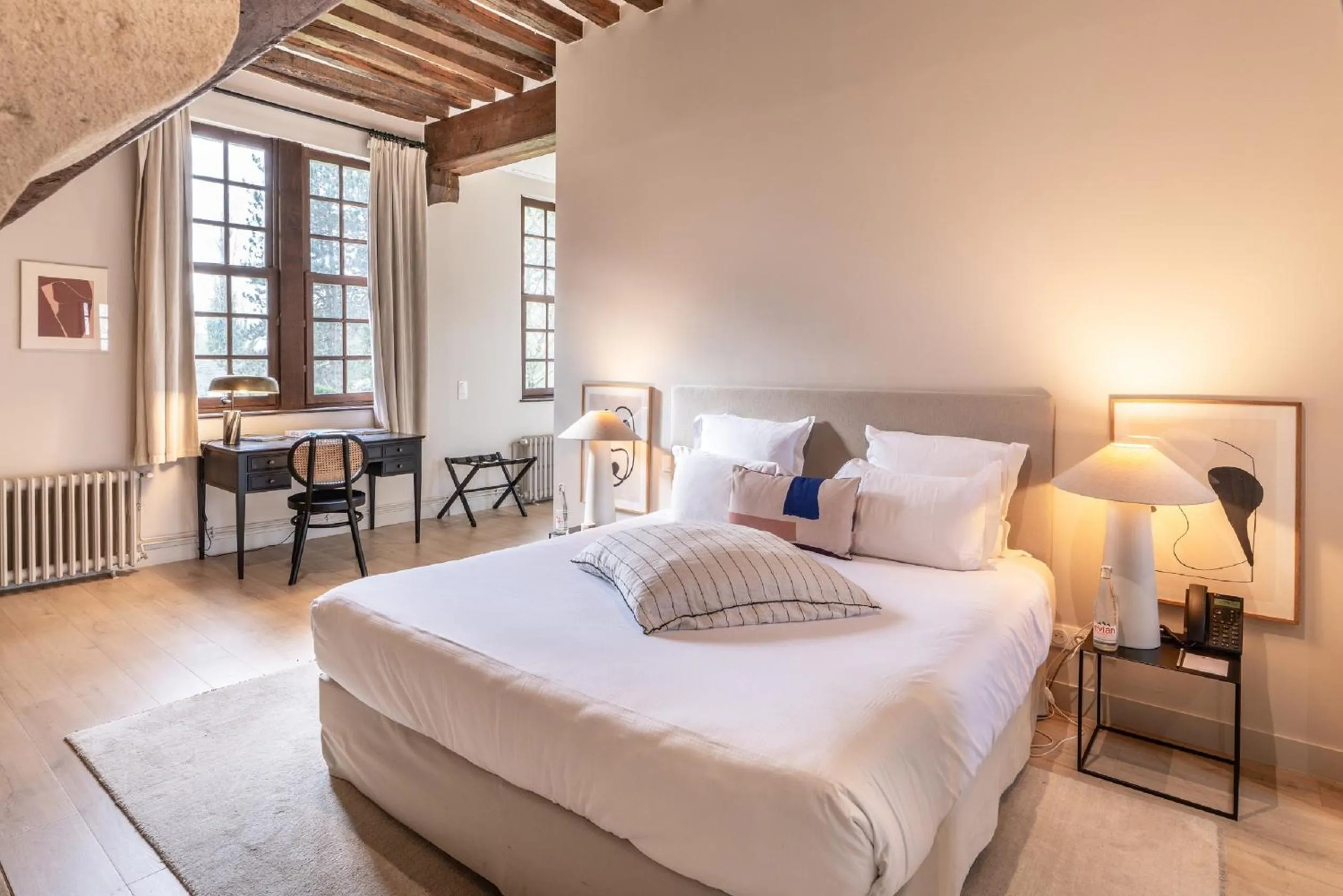 Photo of the whole room, Bed in Les Manoirs des Portes de Deauville - Small Luxury Hotel Of The World