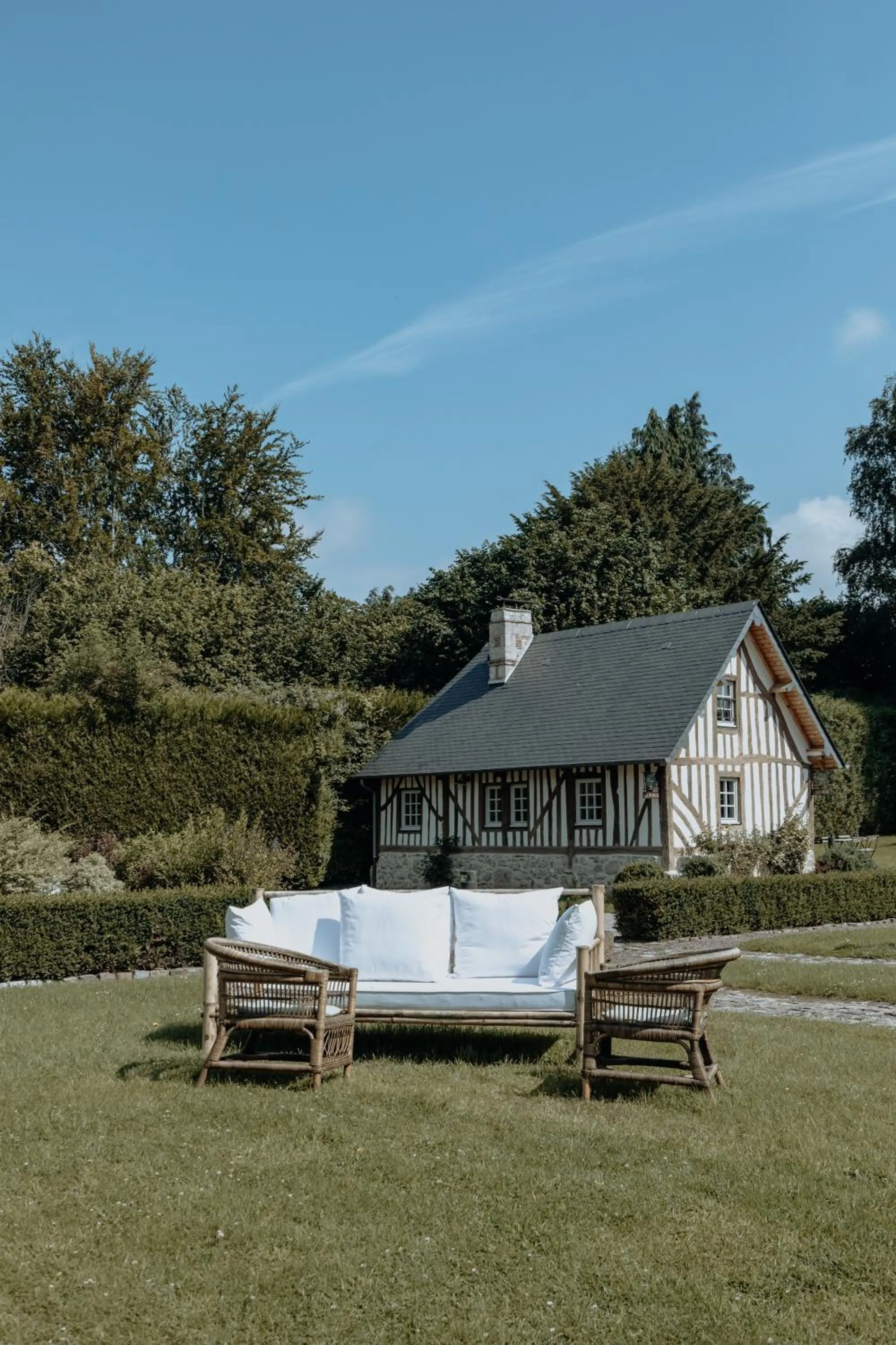 Garden in Les Manoirs des Portes de Deauville - Small Luxury Hotel Of The World