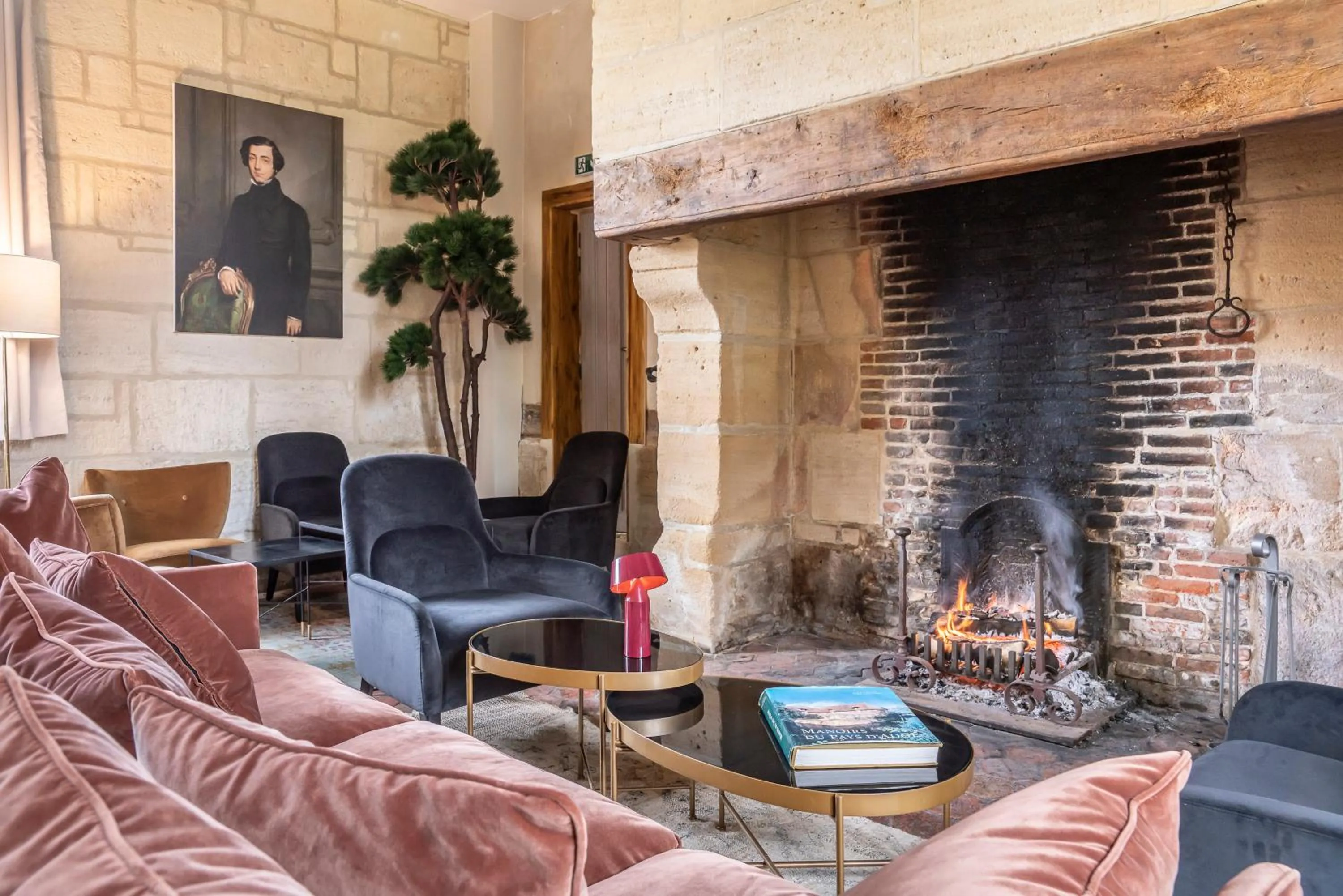Seating area in Les Manoirs des Portes de Deauville - Small Luxury Hotel Of The World