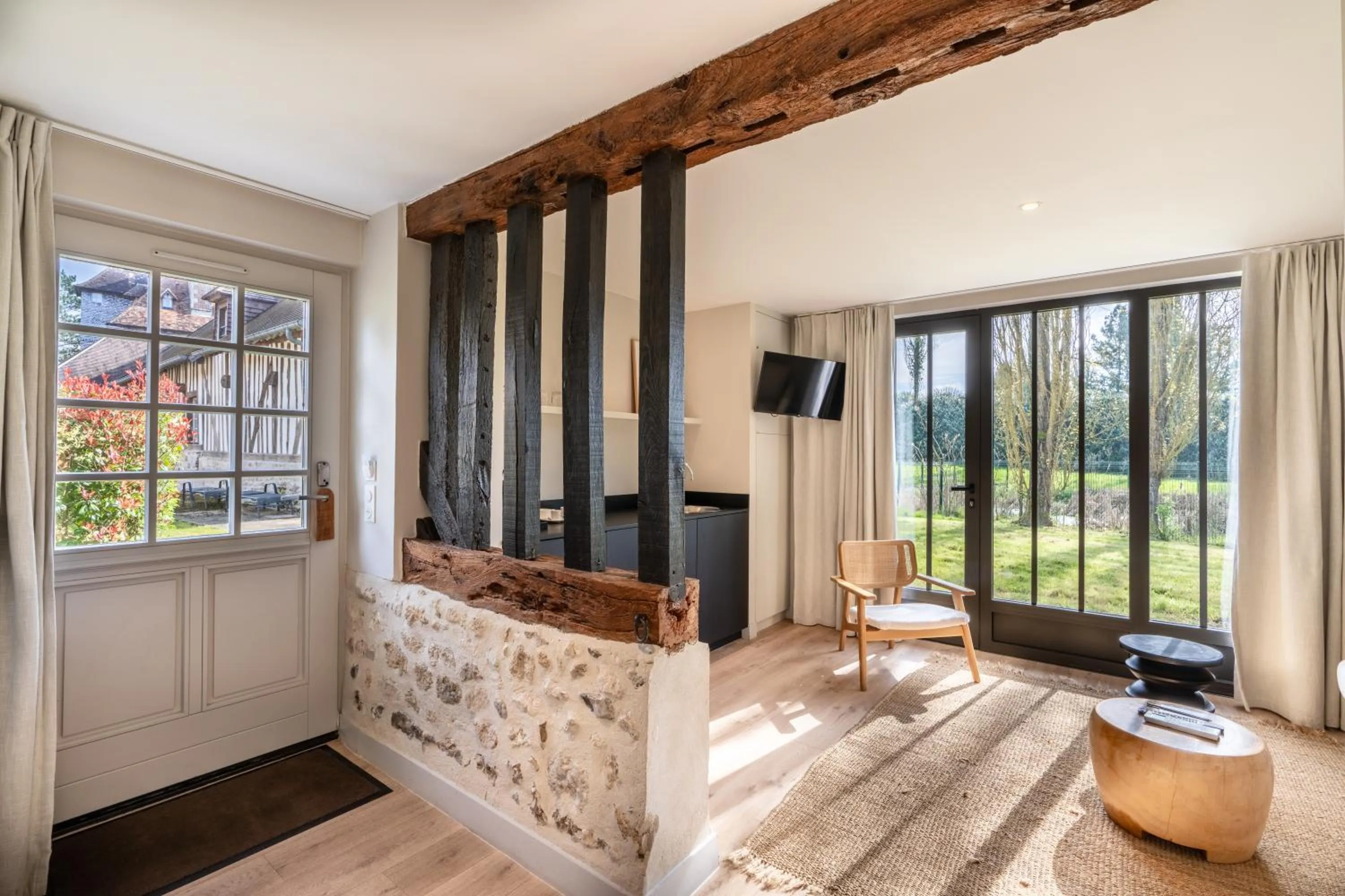 Bedroom in Les Manoirs des Portes de Deauville - Small Luxury Hotel Of The World