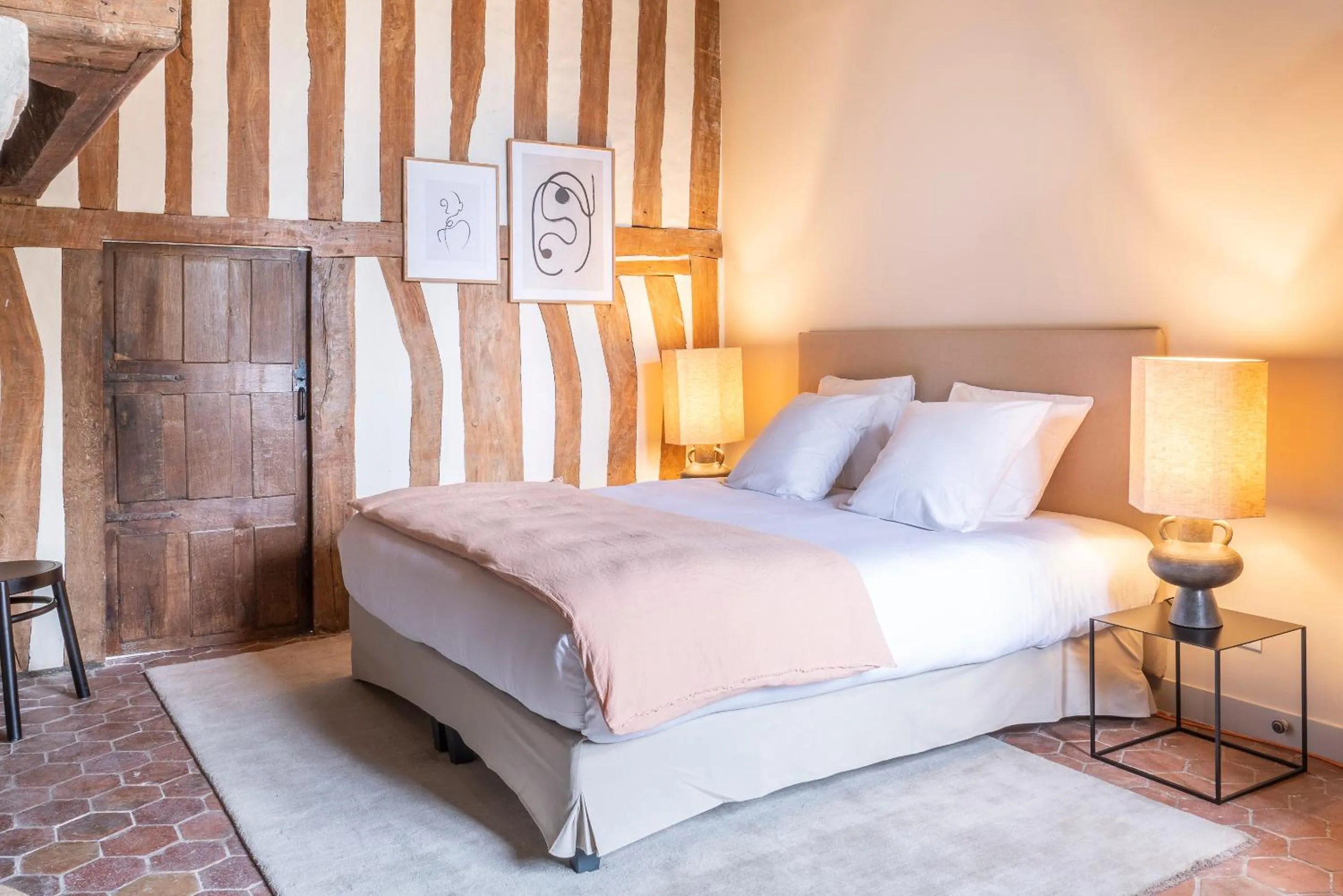 Photo of the whole room, Bed in Les Manoirs des Portes de Deauville - Small Luxury Hotel Of The World