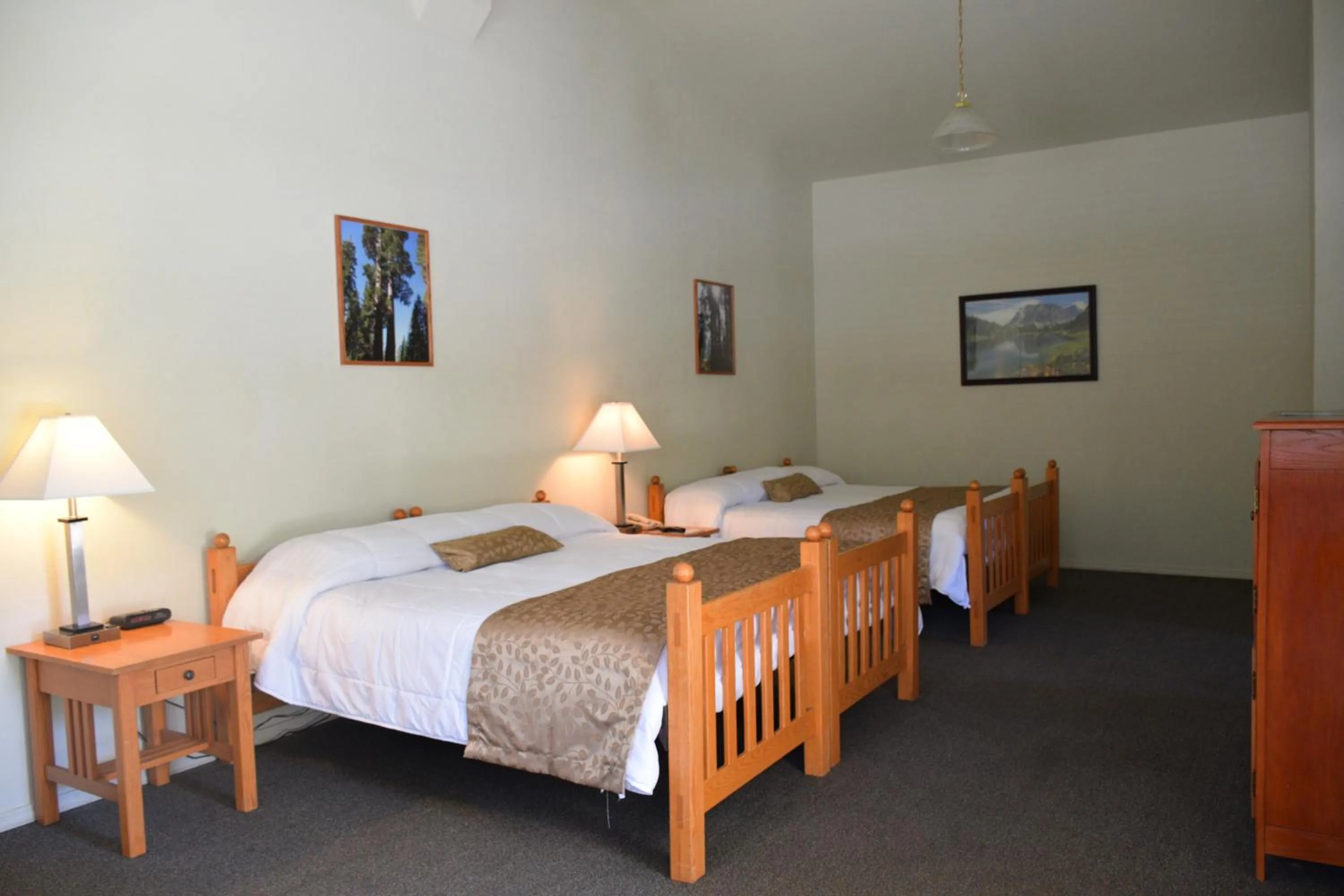 Bed in Wonder Valley Ranch Resort