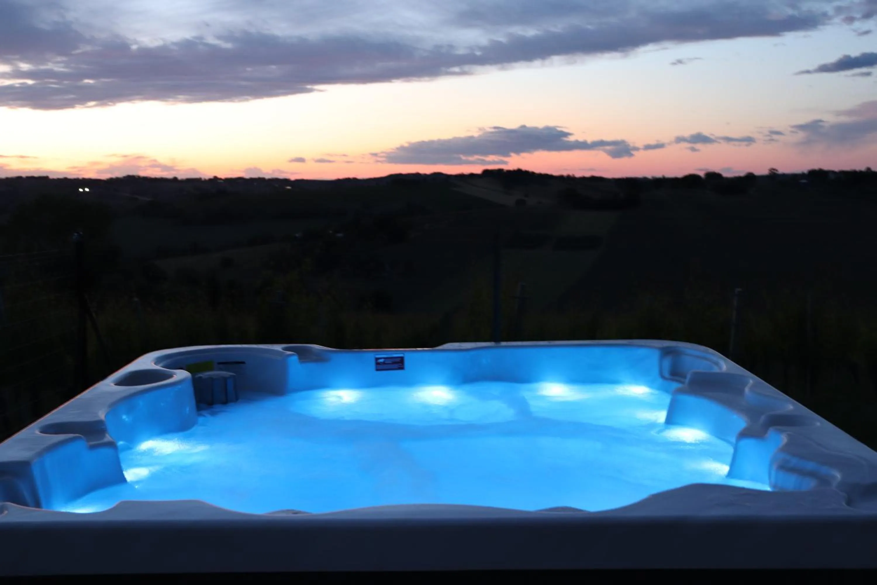 Pool view in B&B Al Chicco d'Uva