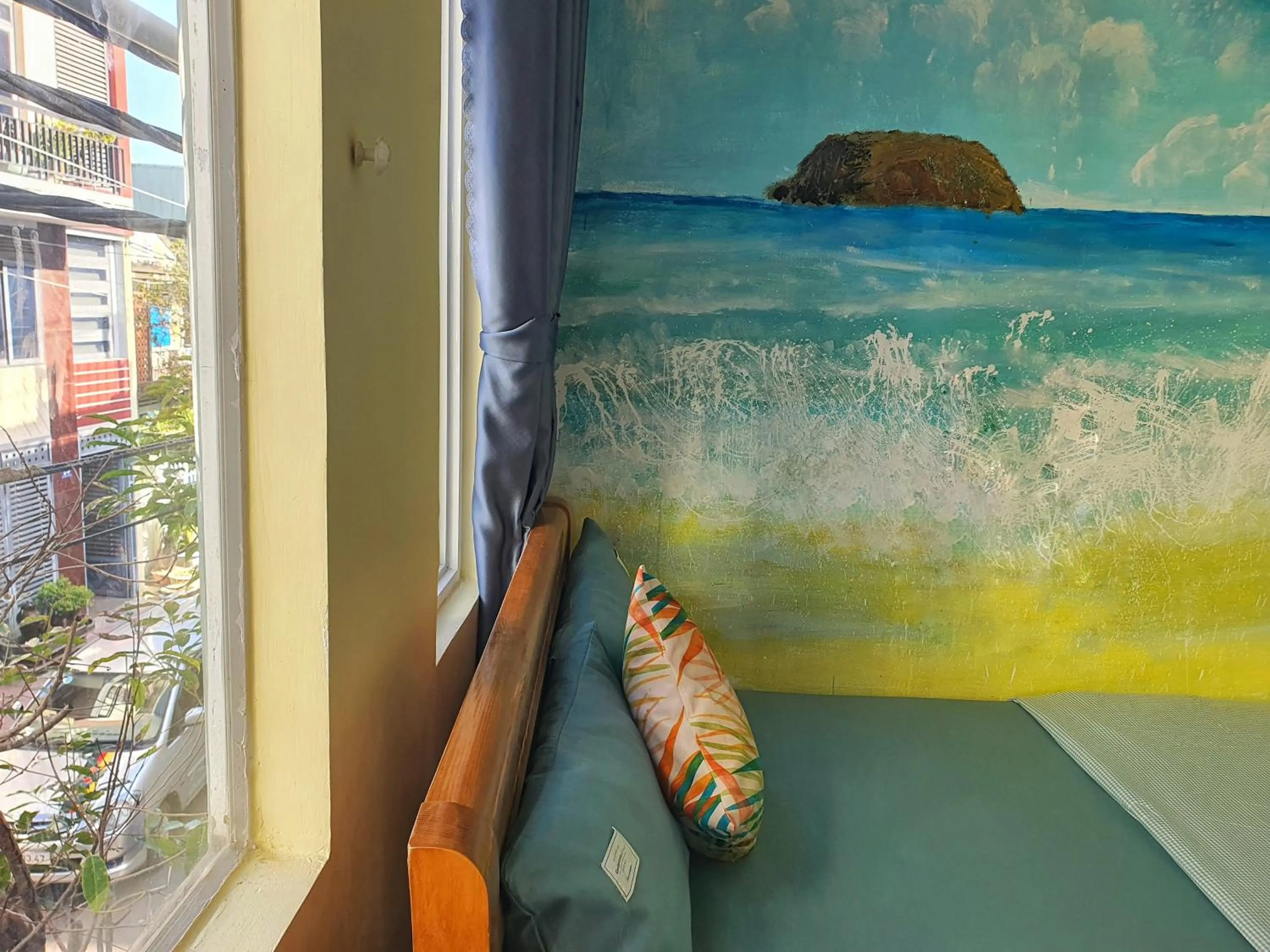 Decorative detail in Sông Suối Homestay