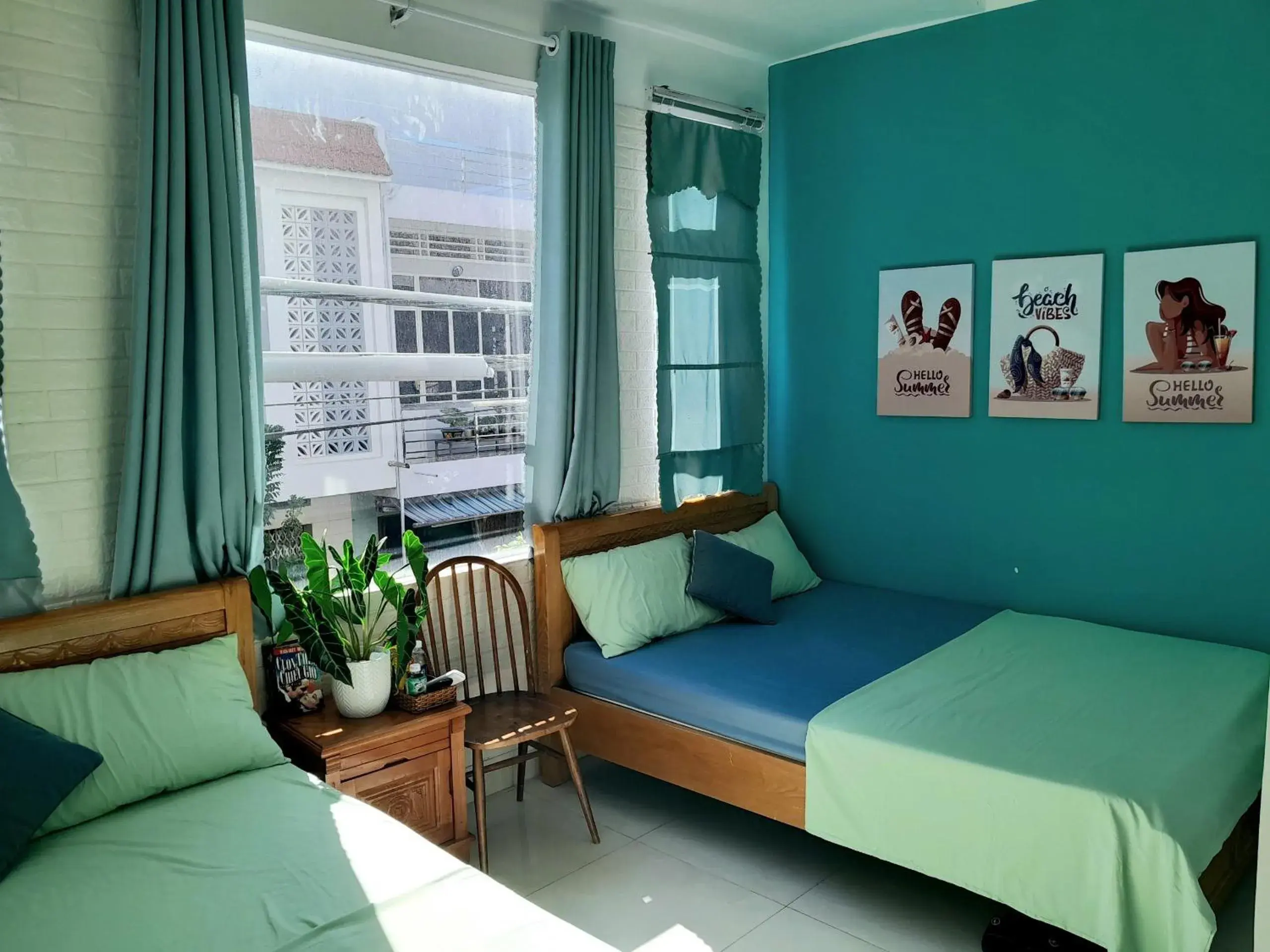 Quadruple Room with Private Bathroom in Sông Suối Homestay Quadruple Room with Private Bathroom in Sông Suối Homestay