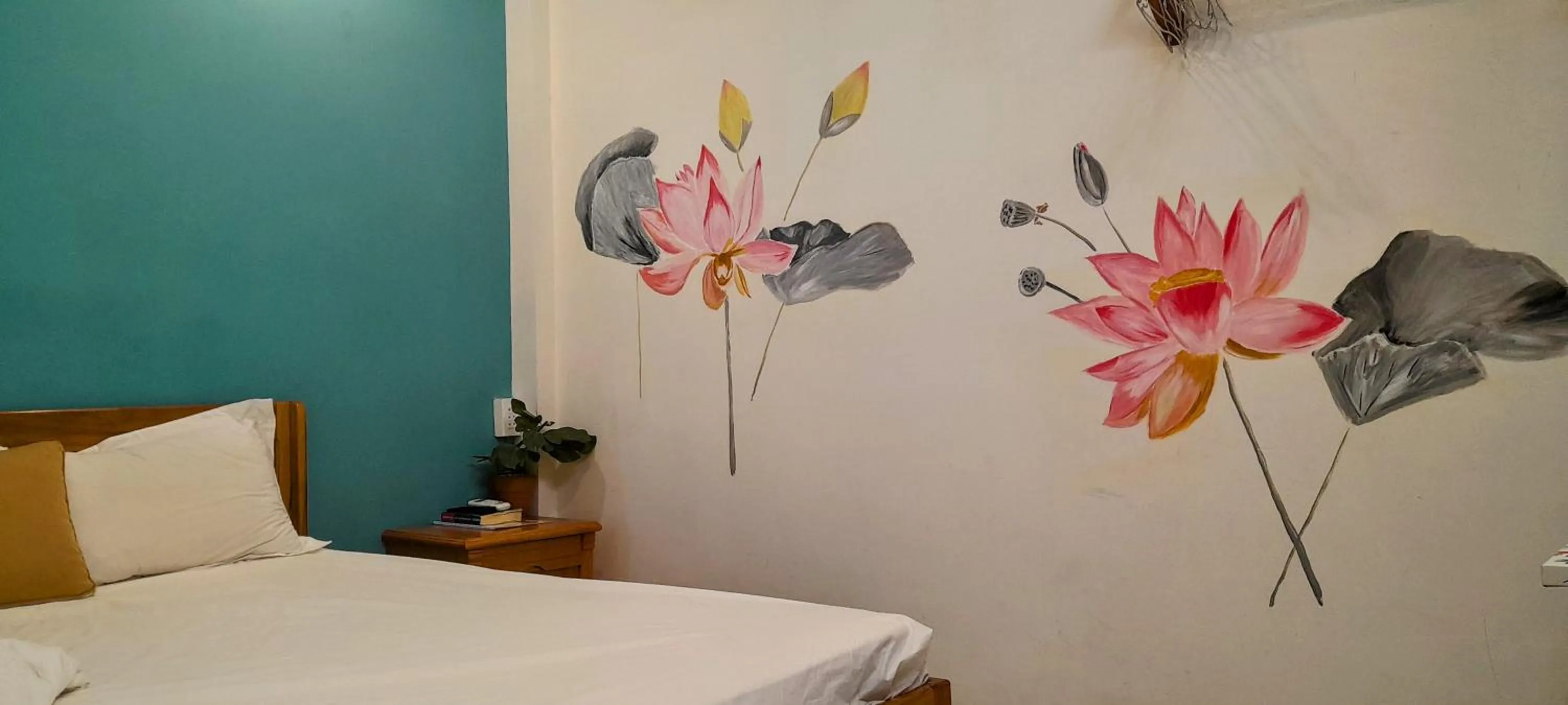 Decorative detail, Bed in Sông Suối Homestay