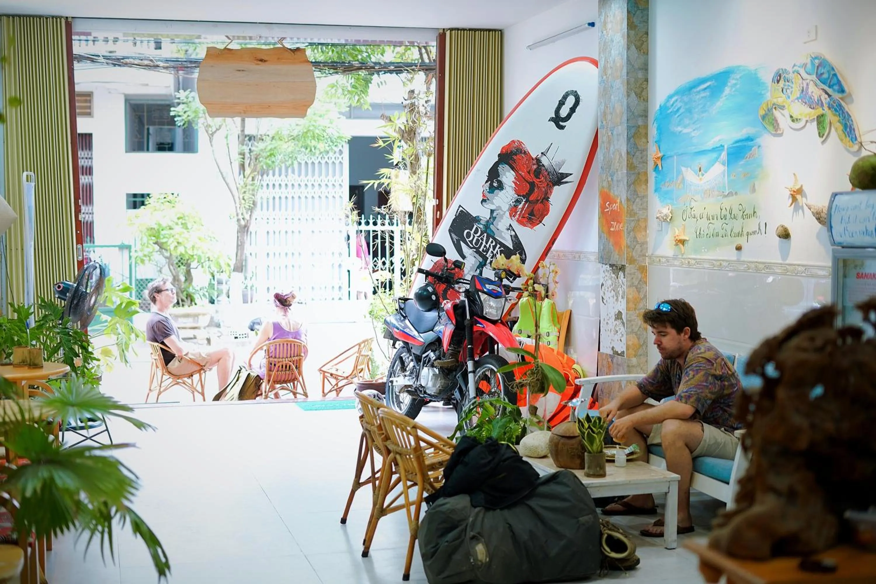 Lobby or reception in Sông Suối Homestay