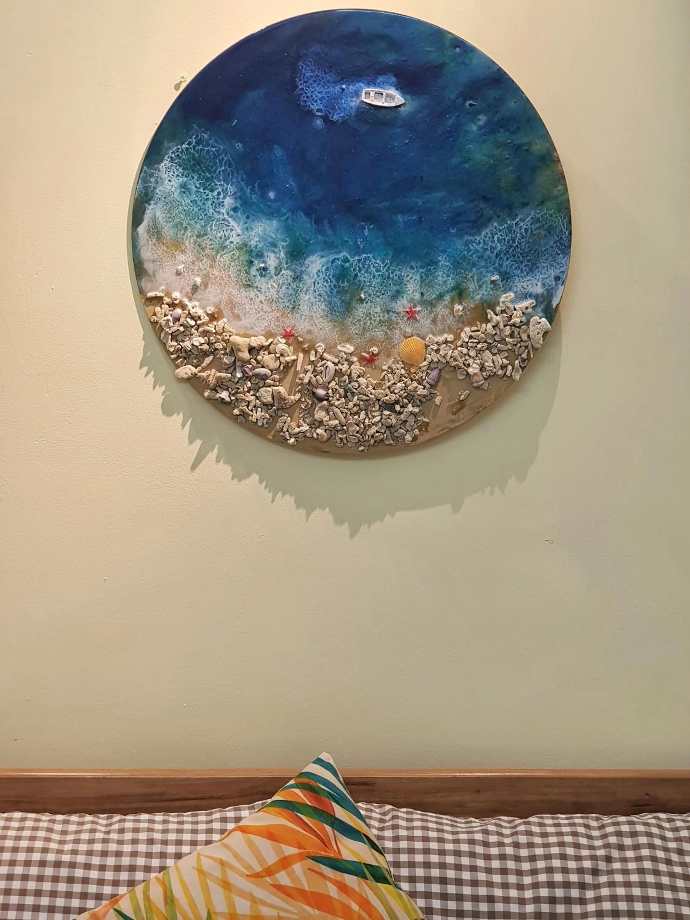 Decorative detail in Sông Suối Homestay