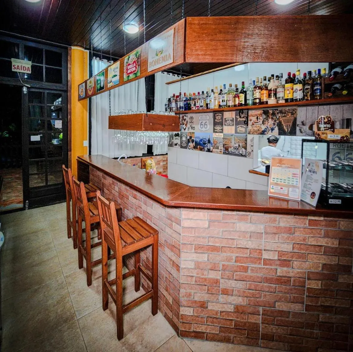 Restaurant/places to eat in Pousada Canto Grande