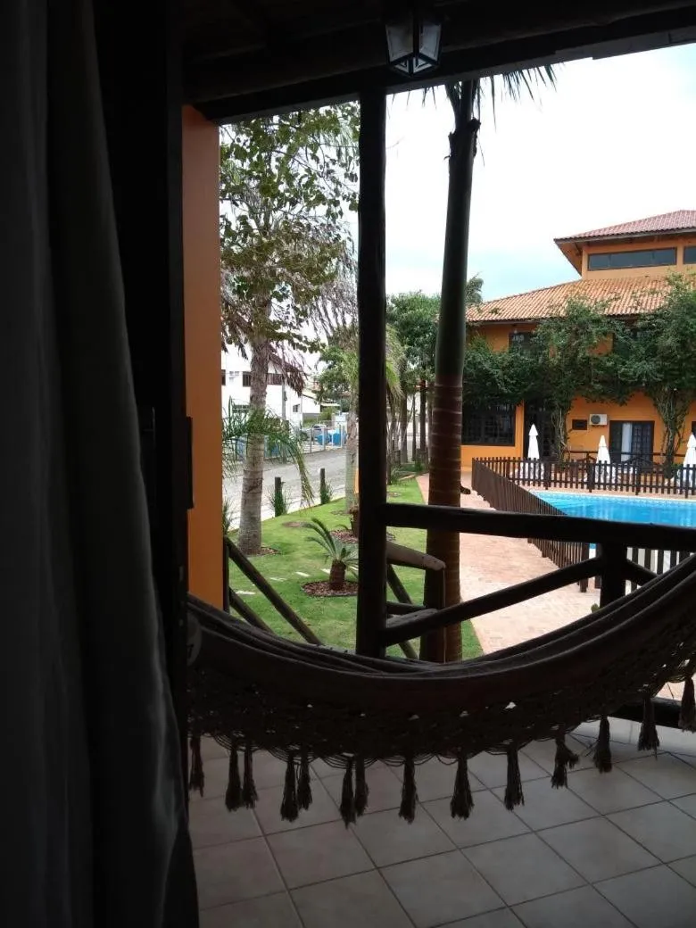 Pool view in Pousada Canto Grande