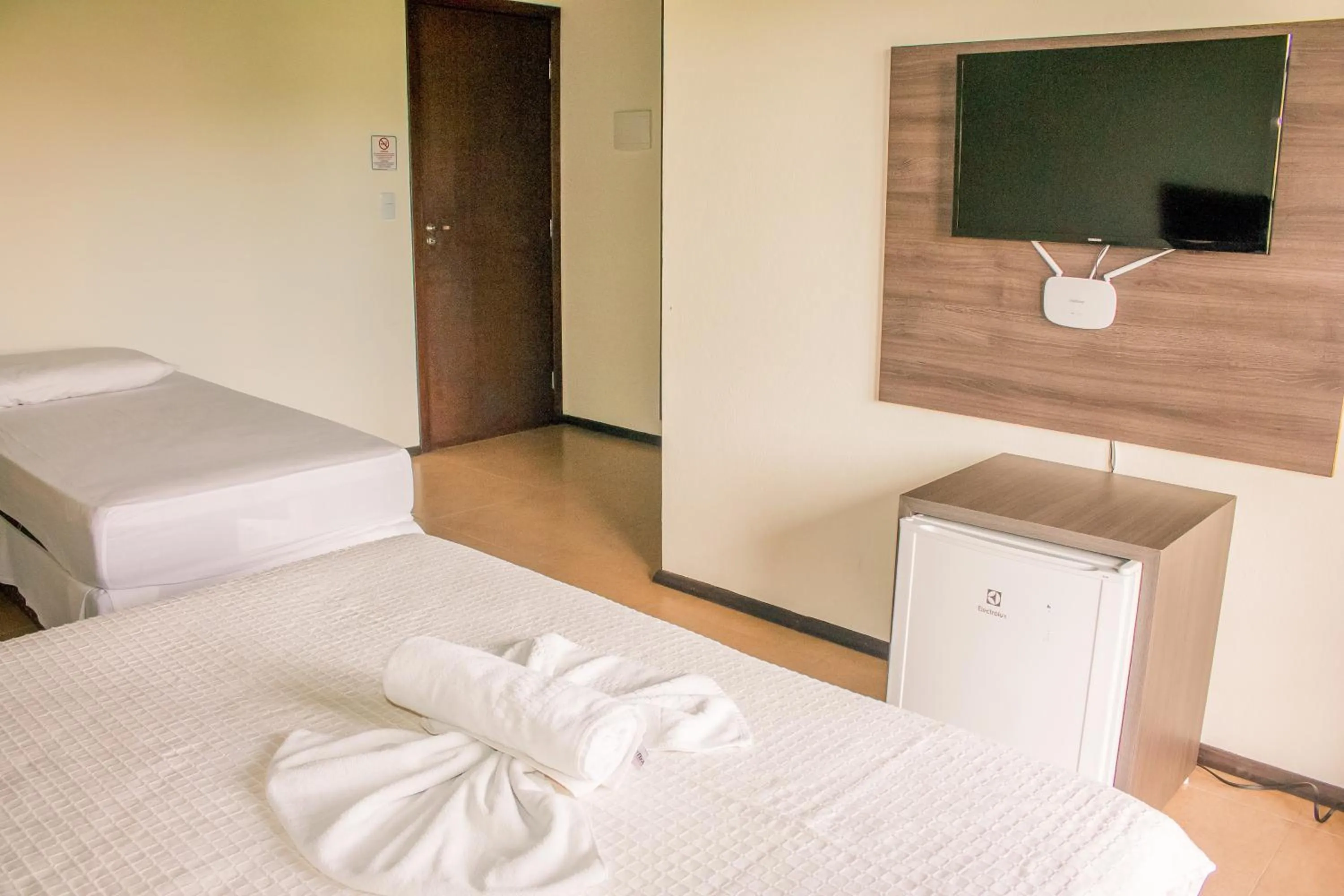 Bed in Pousada Canto Grande