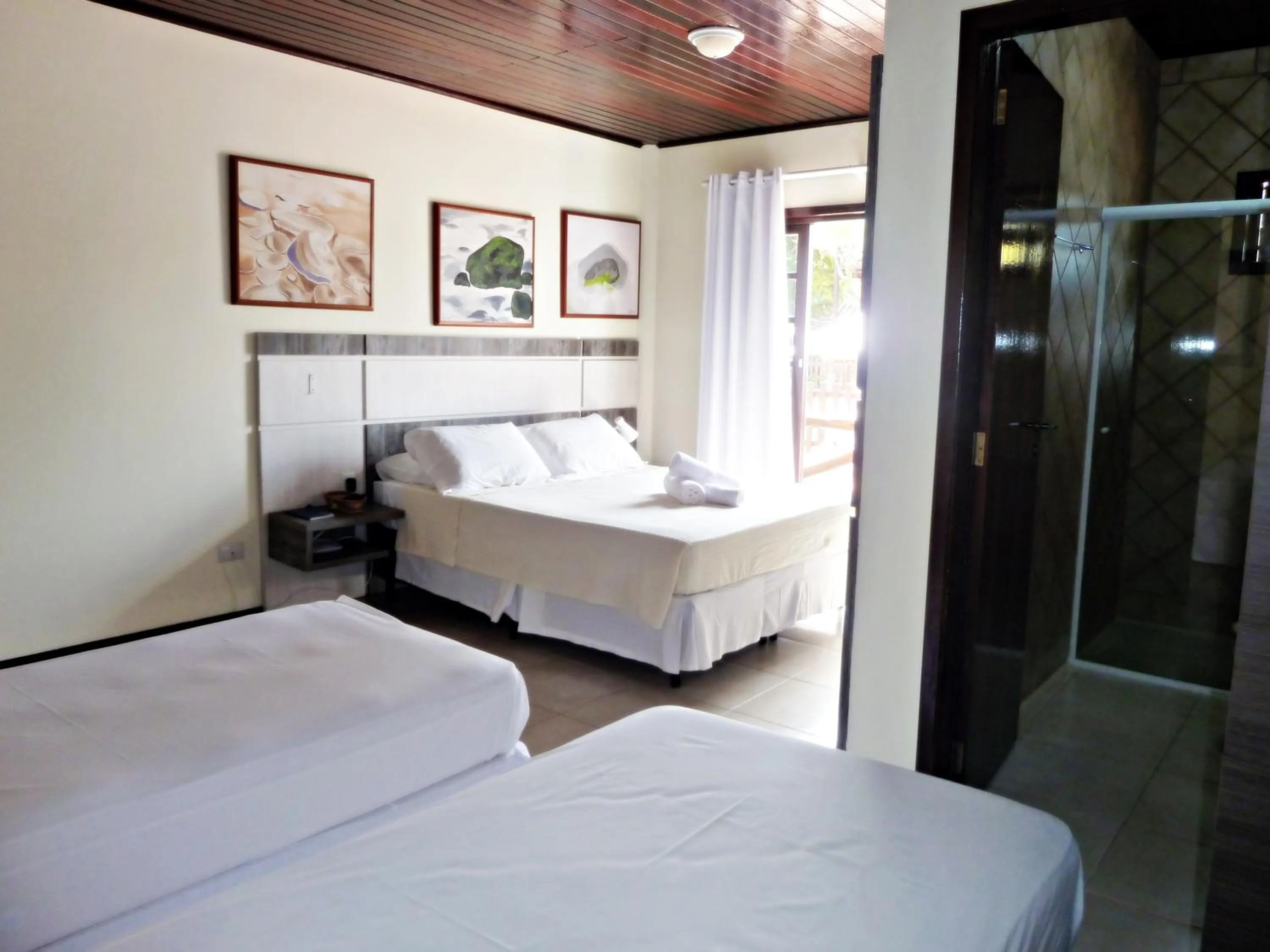 Bed in Pousada Canto Grande