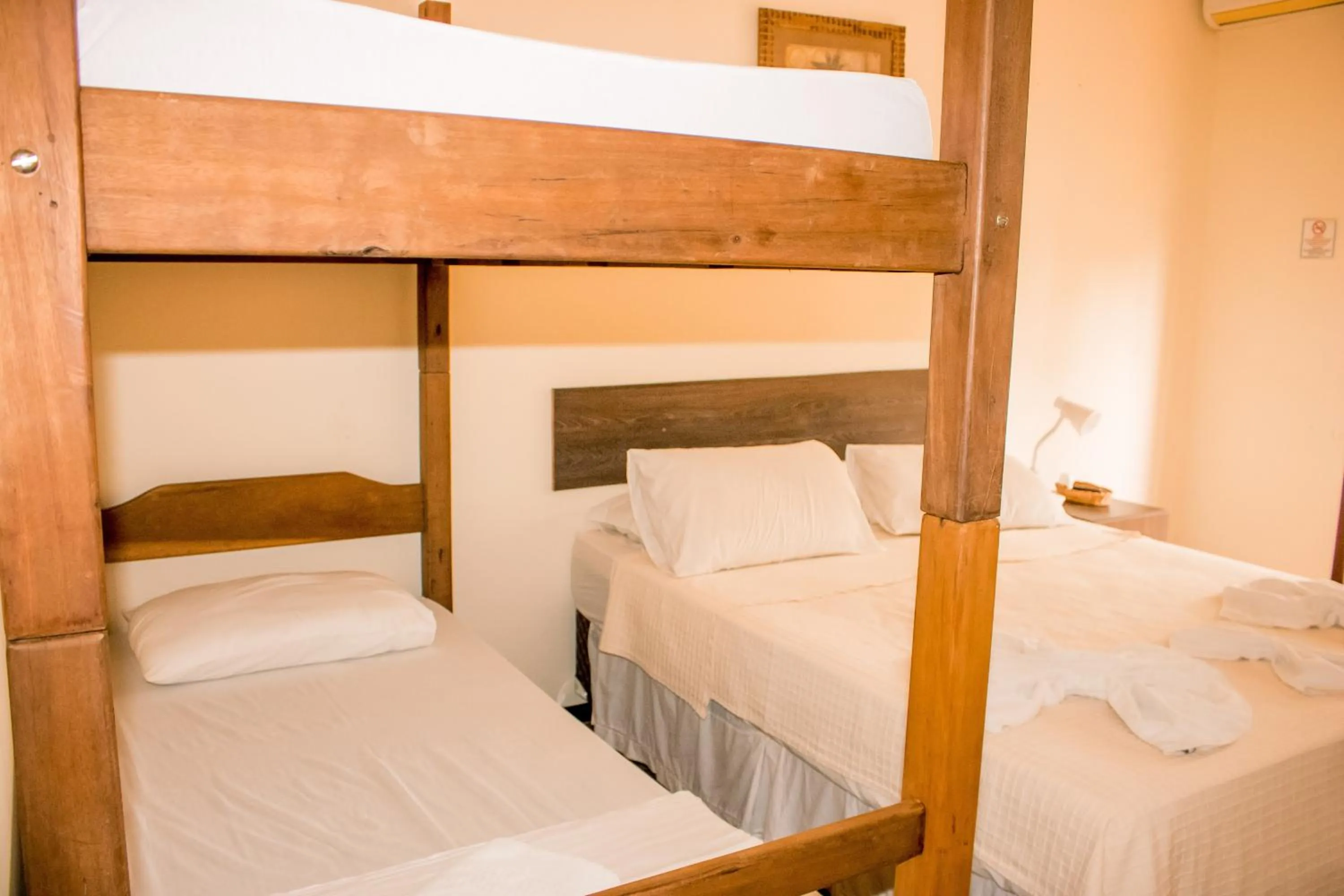 Bed in Pousada Canto Grande