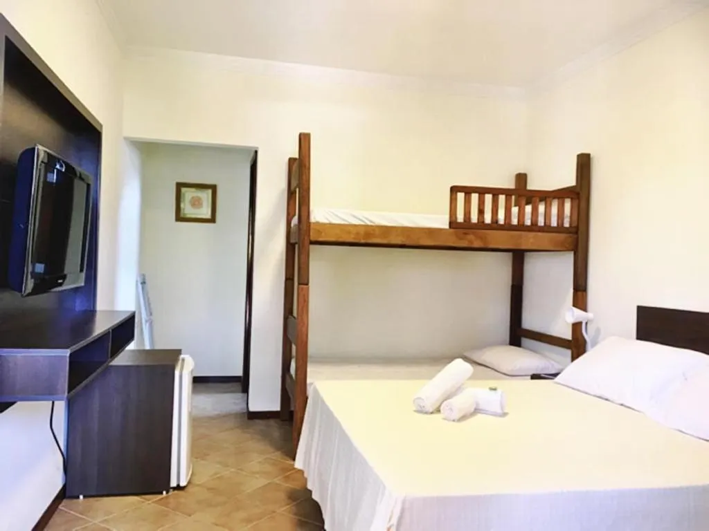 Bed in Pousada Canto Grande