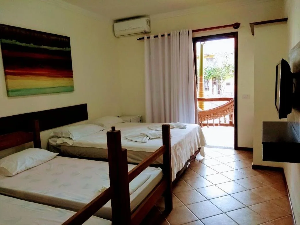 Bed in Pousada Canto Grande