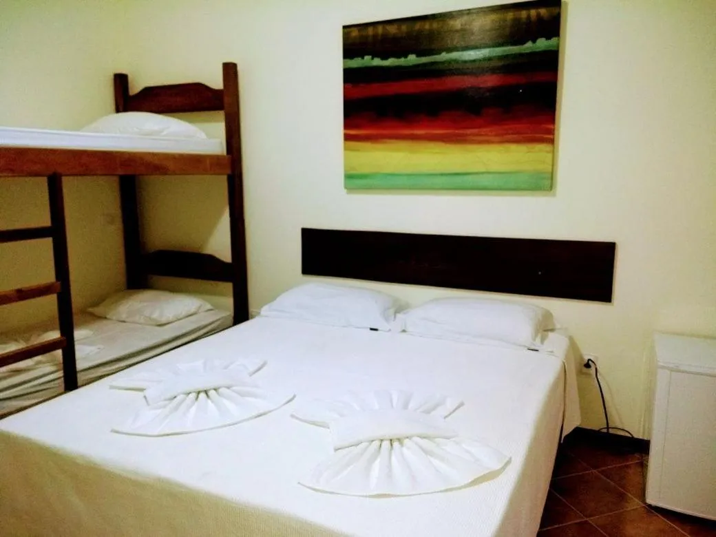 Bed in Pousada Canto Grande