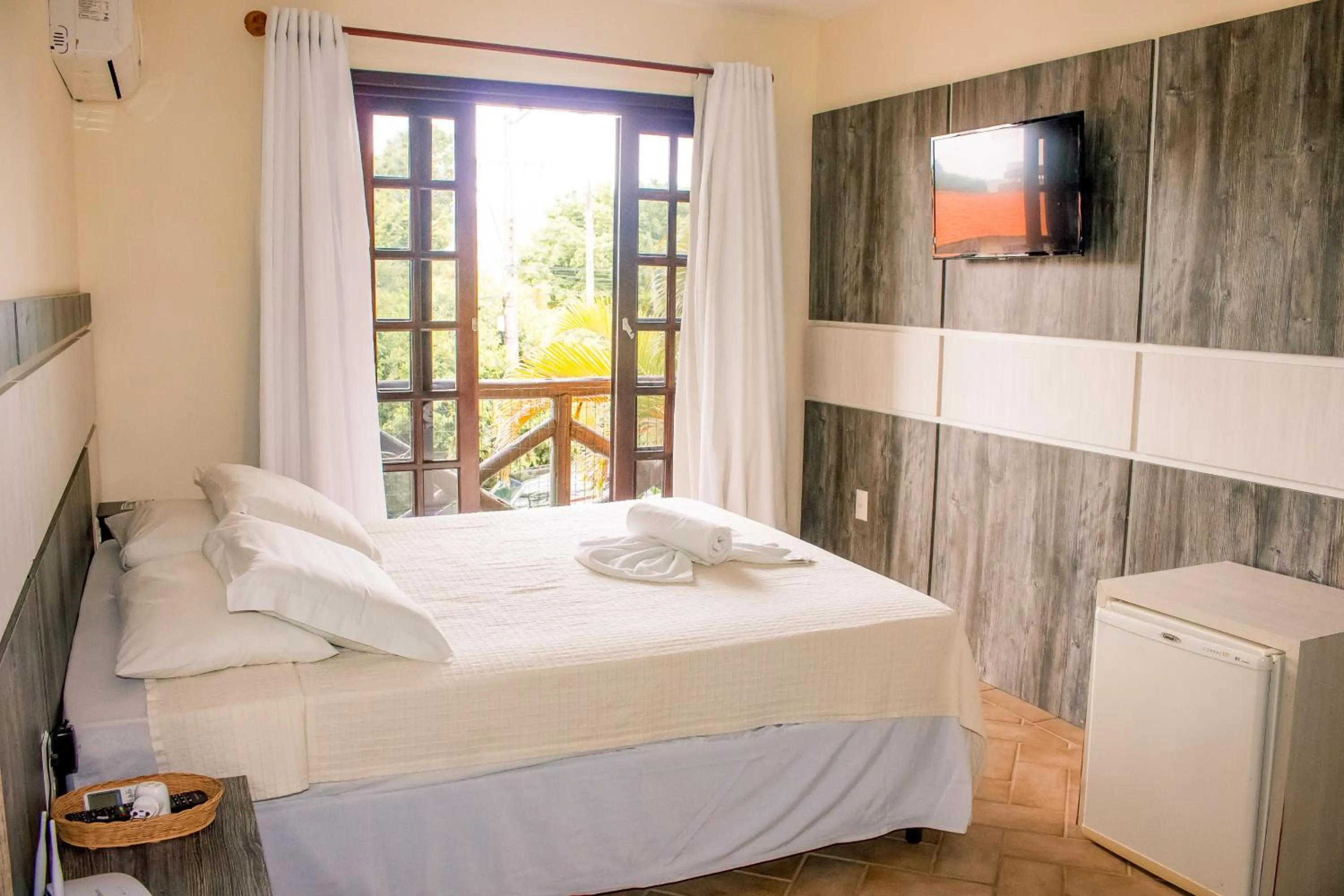 Bed in Pousada Canto Grande