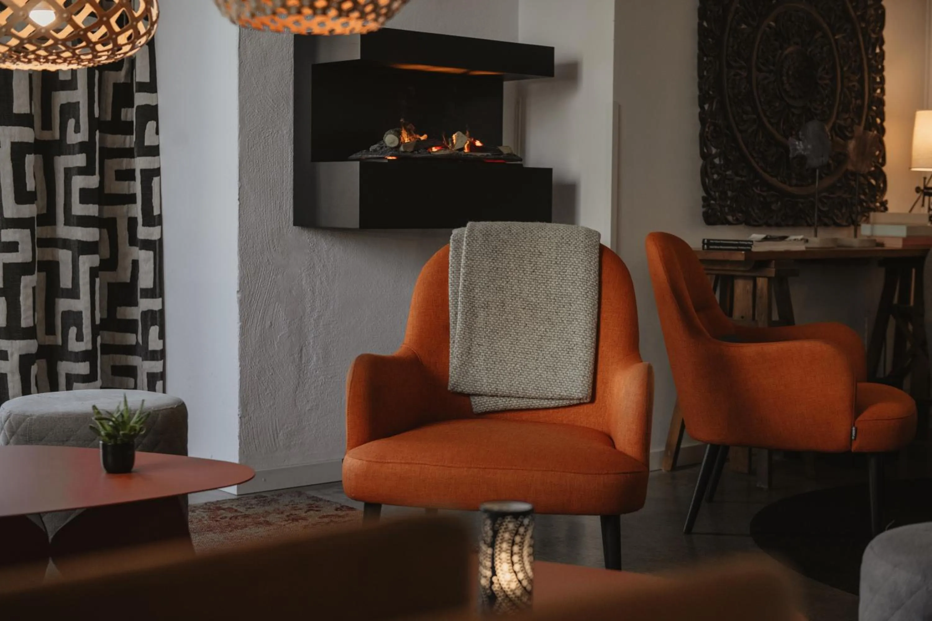 Lobby or reception in Home Hotel Magasinet