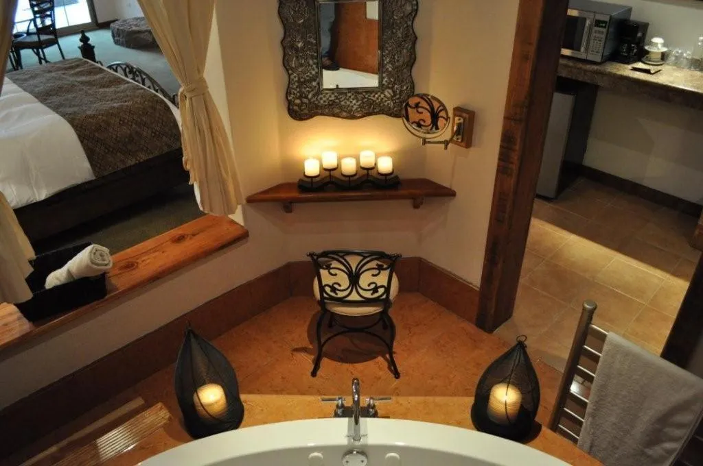 Bed in Hotel Quinta Mision