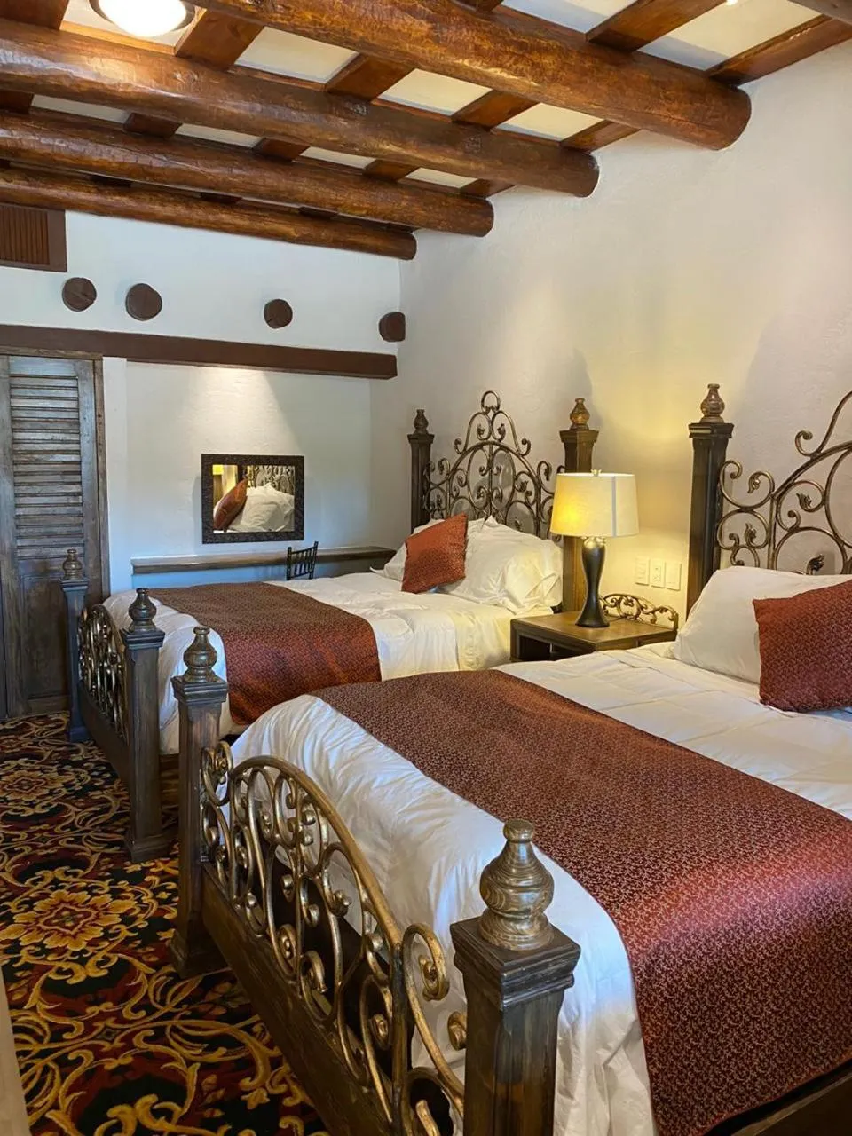 Bed in Hotel Quinta Mision