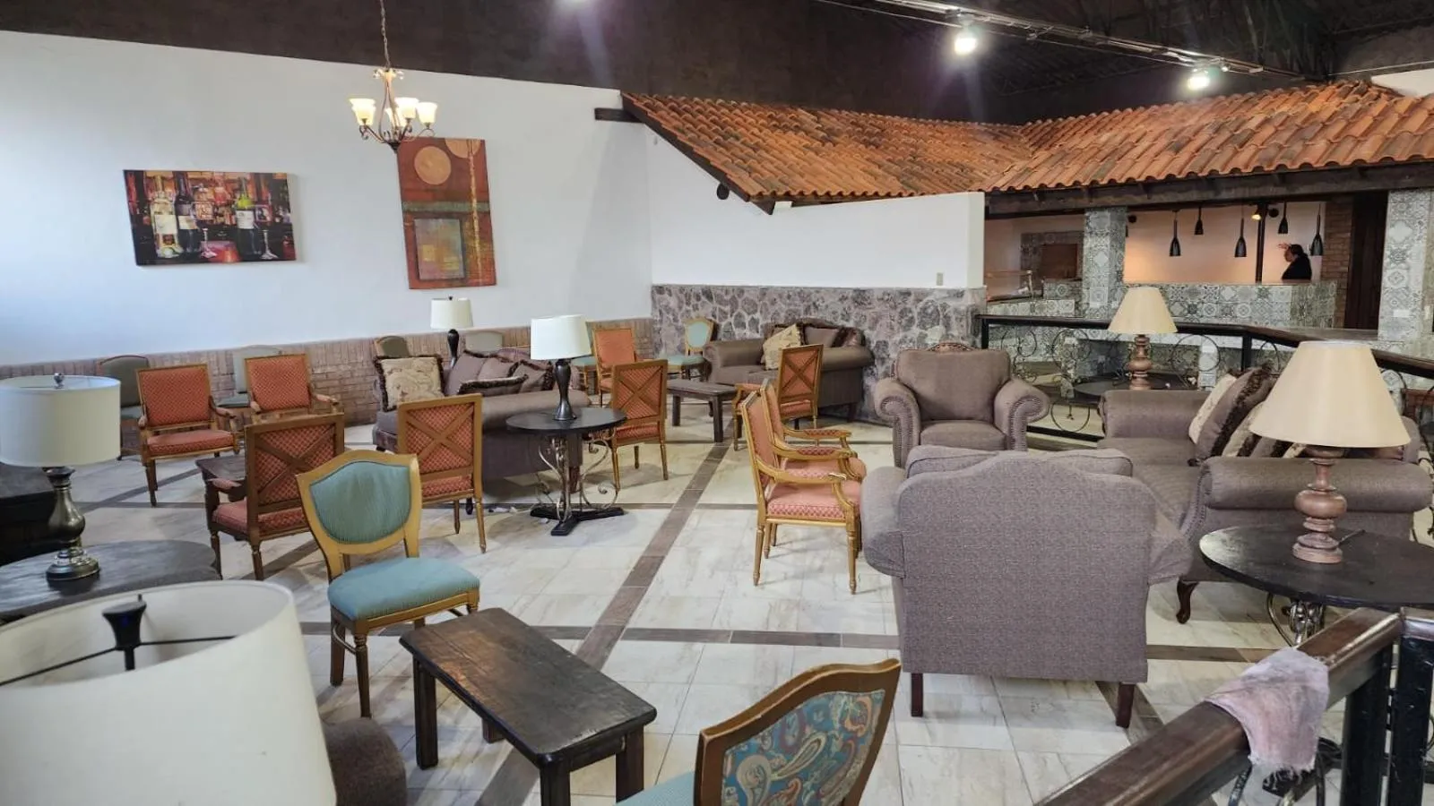 Living room in Hotel Quinta Mision