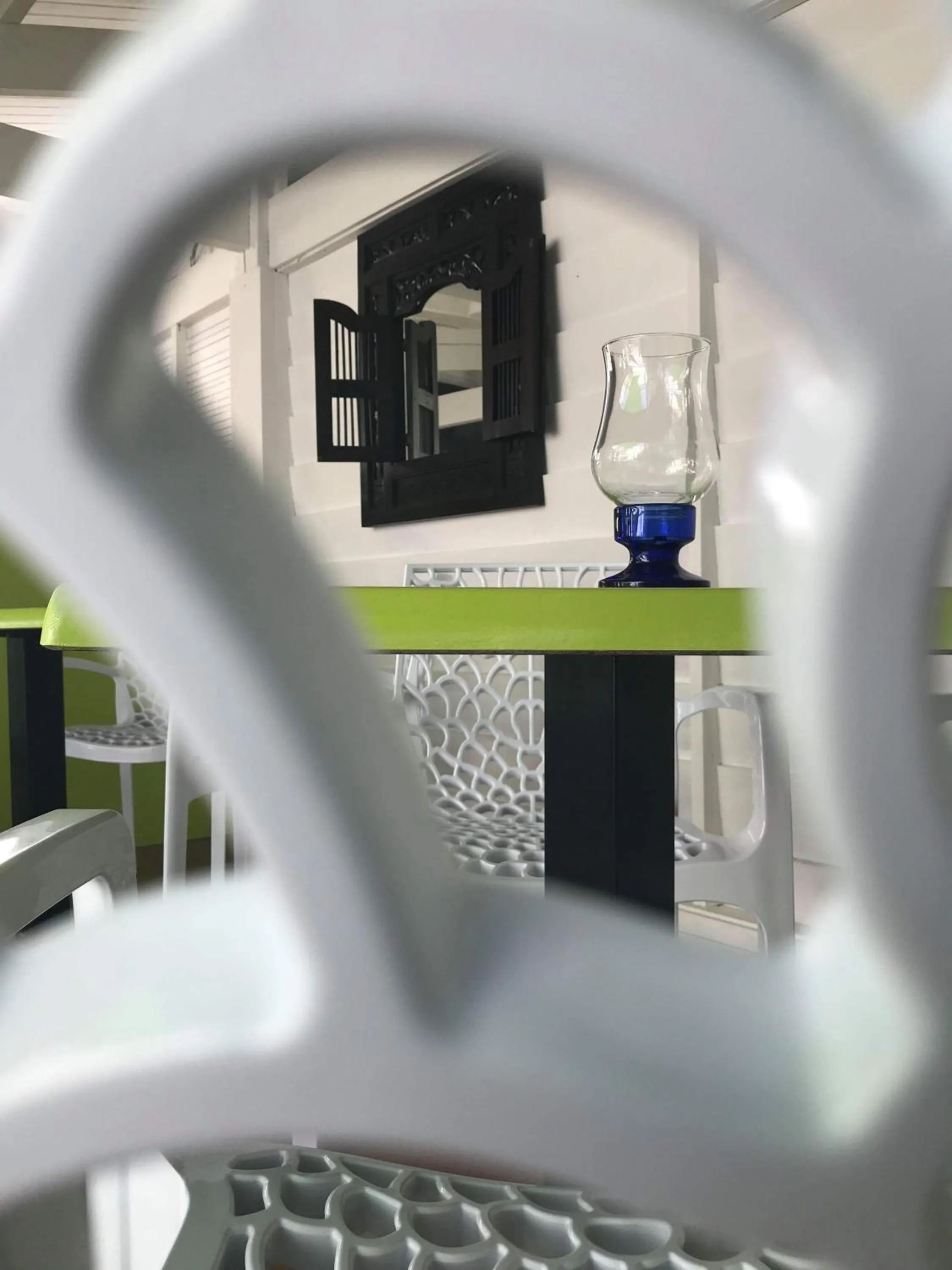 Patio in Hotel La Cote Oceane- Bureau- 250 m plage