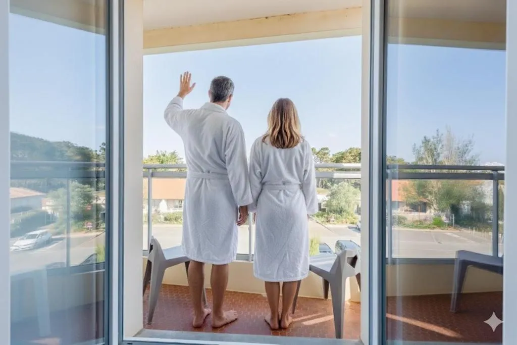 Balcony/Terrace in Hotel La Cote Oceane - Saint Jean de Monts
