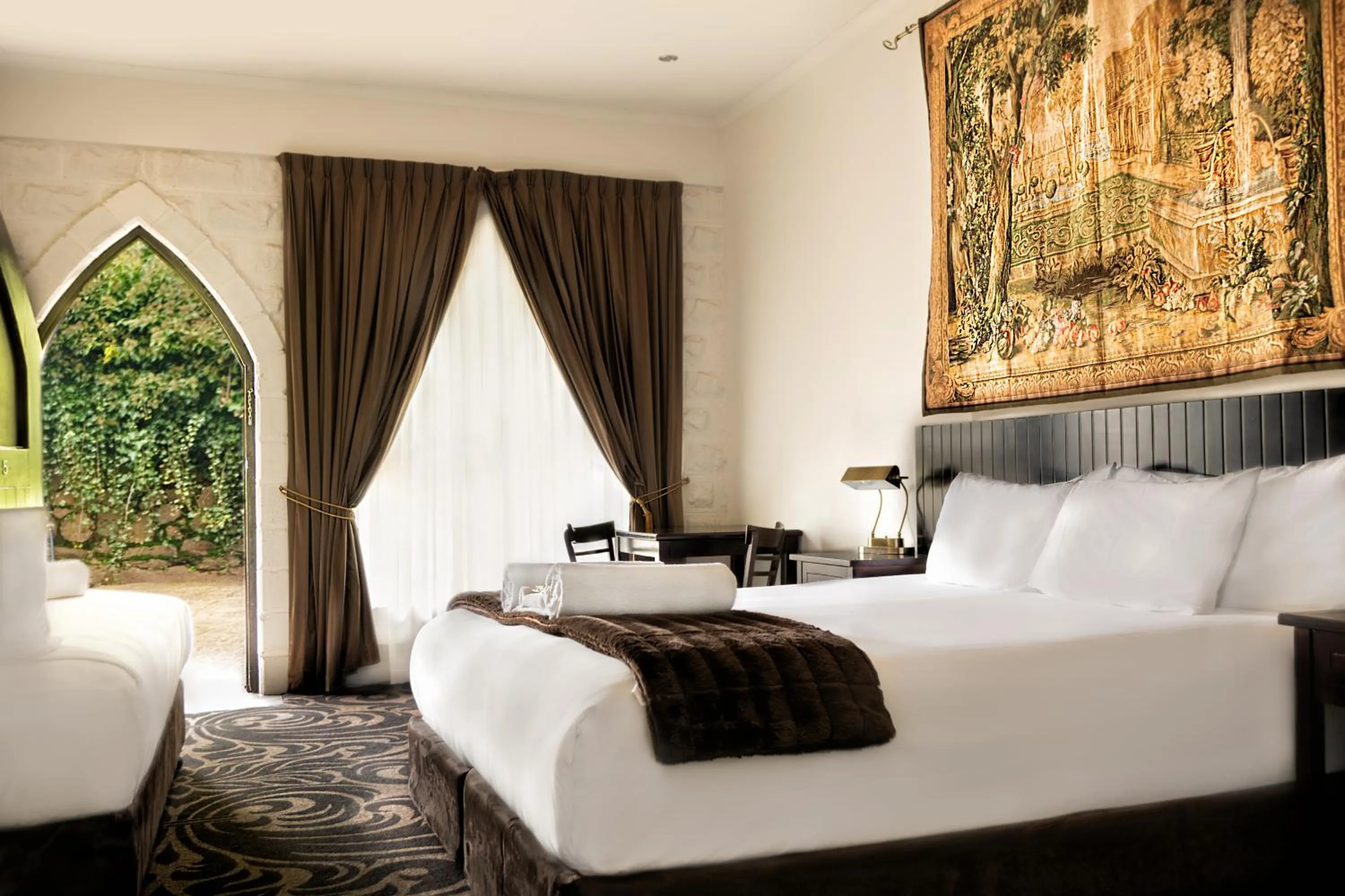 Bed in Big4 Kryal Castle Holiday Park Ballarat