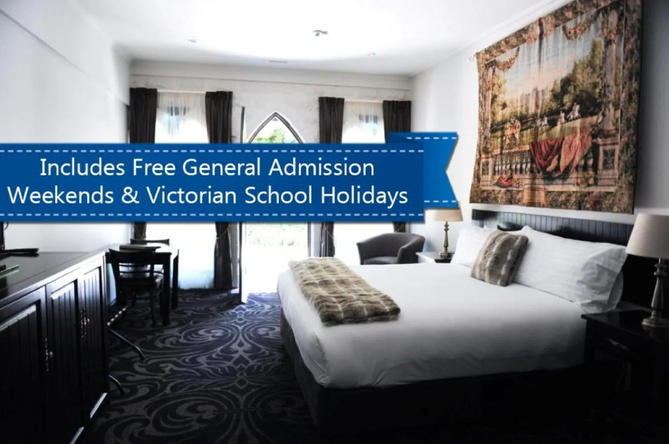 King Room in Big4 Kryal Castle Holiday Park Ballarat