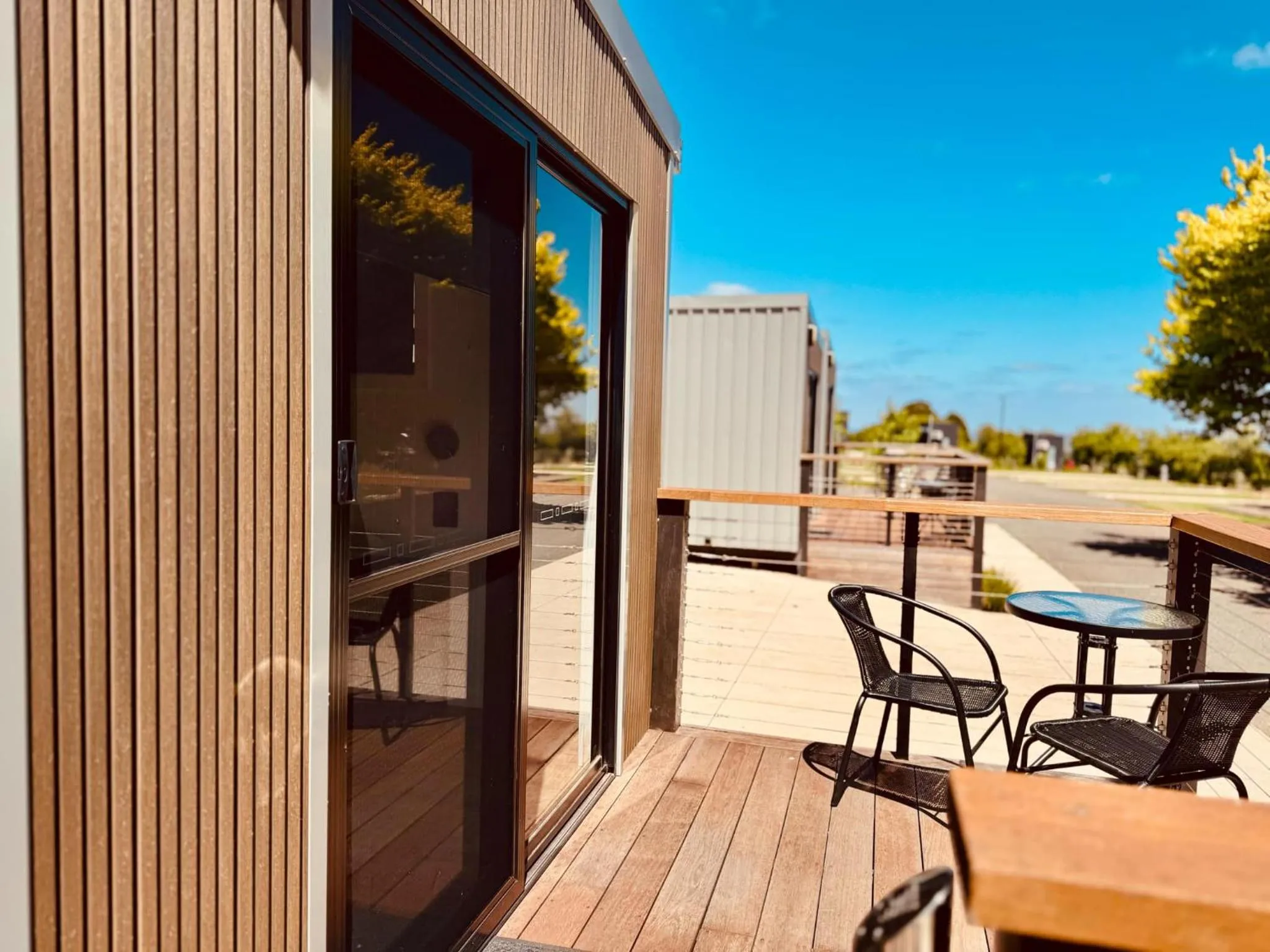 Patio in Big4 Kryal Castle Holiday Park Ballarat