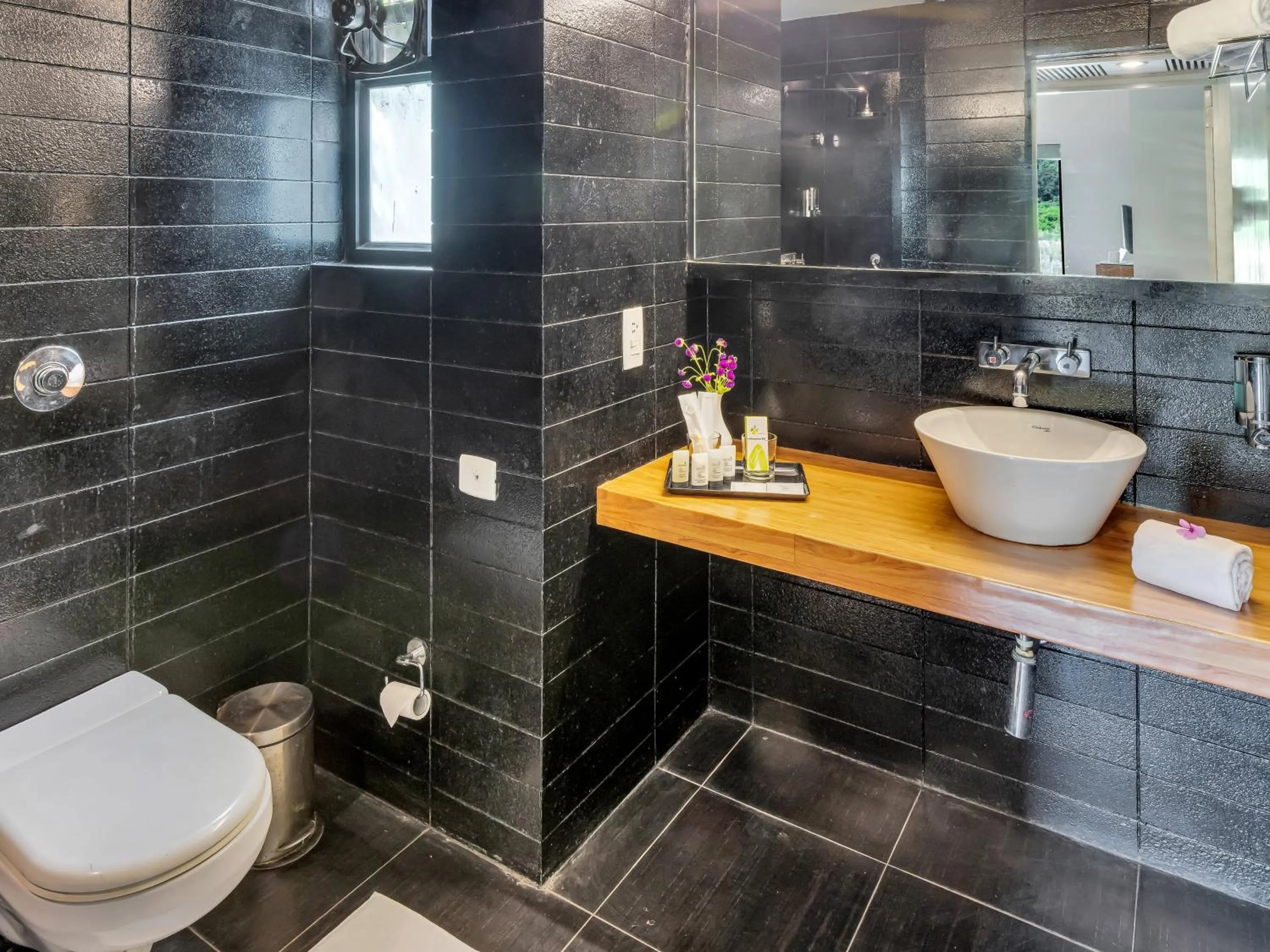 Bathroom in Club Mahindra Corbett