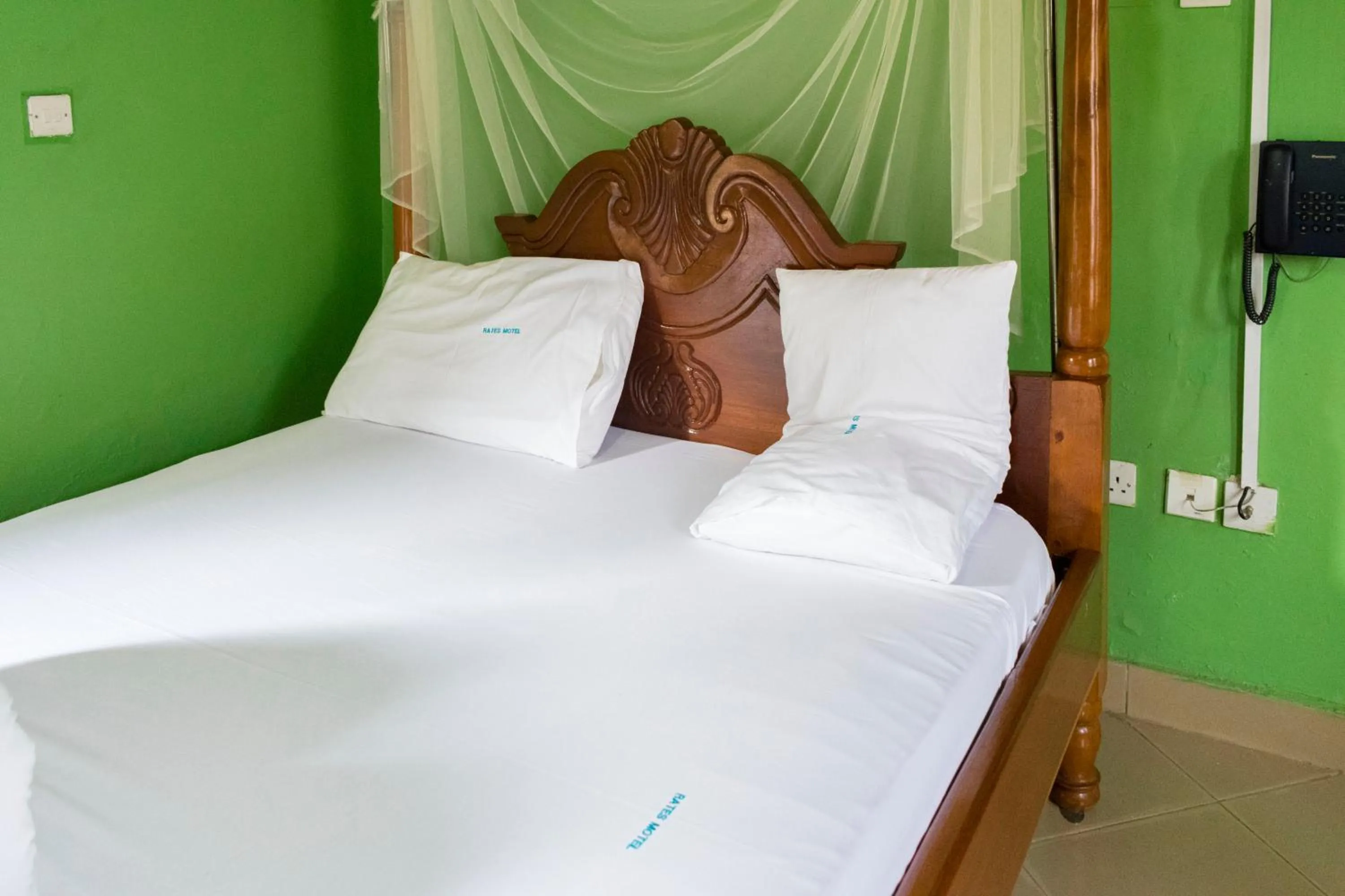 Bed in Rates Motel Mbale
