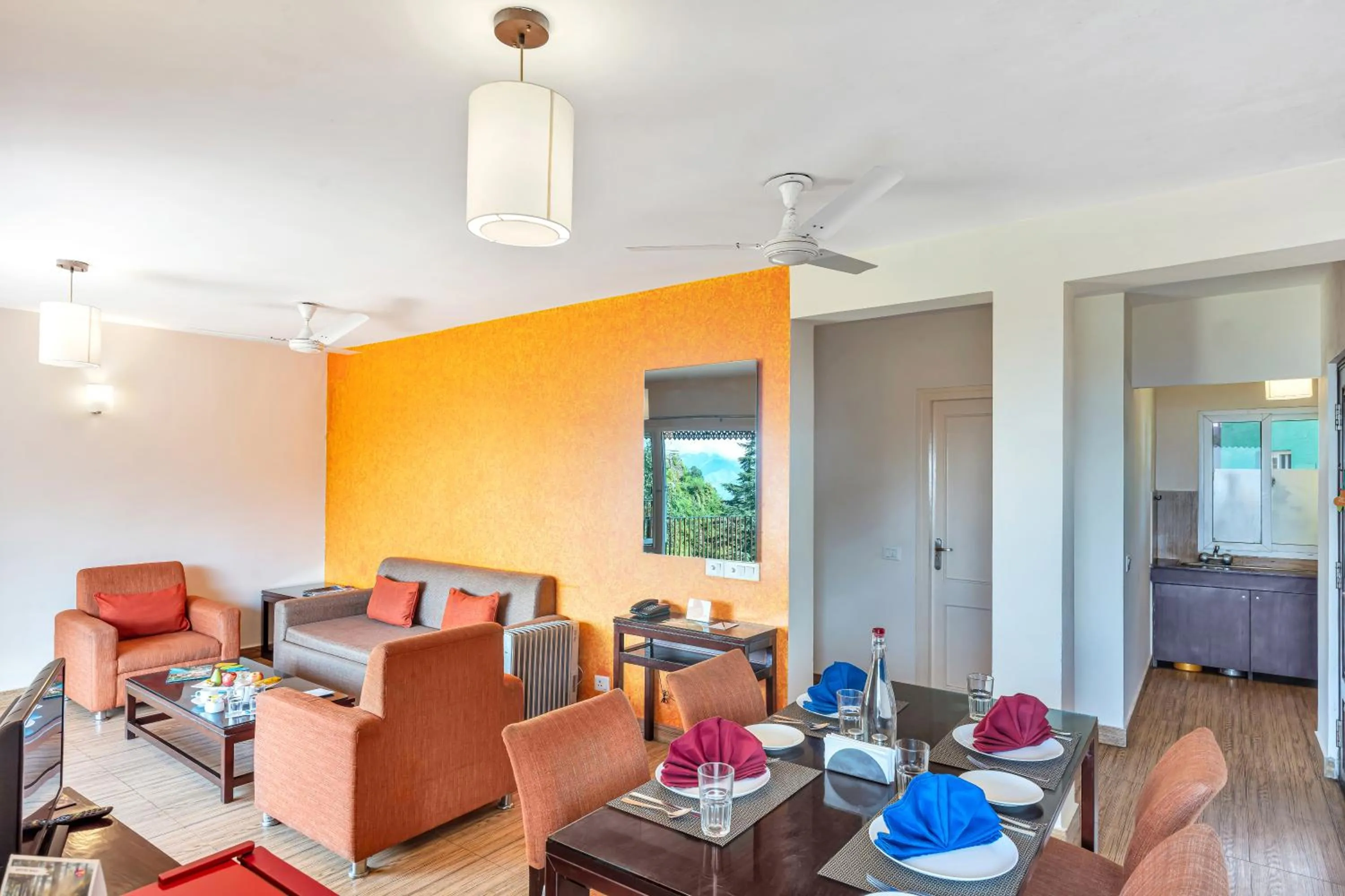 Living room in Club Mahindra Mussoorie