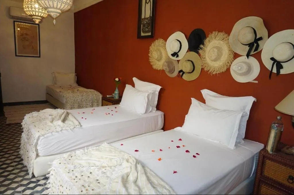 Bed in Riad New Moon