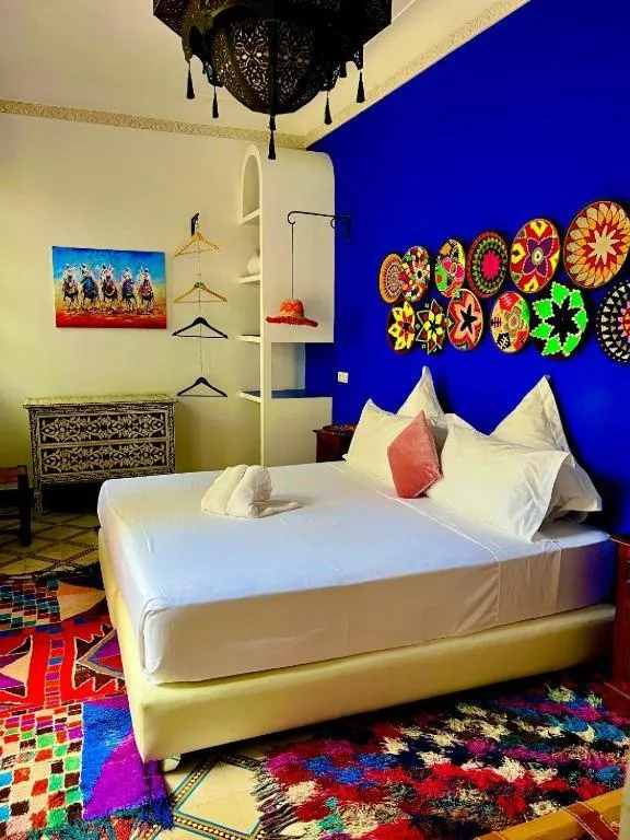 Bed in Riad New Moon