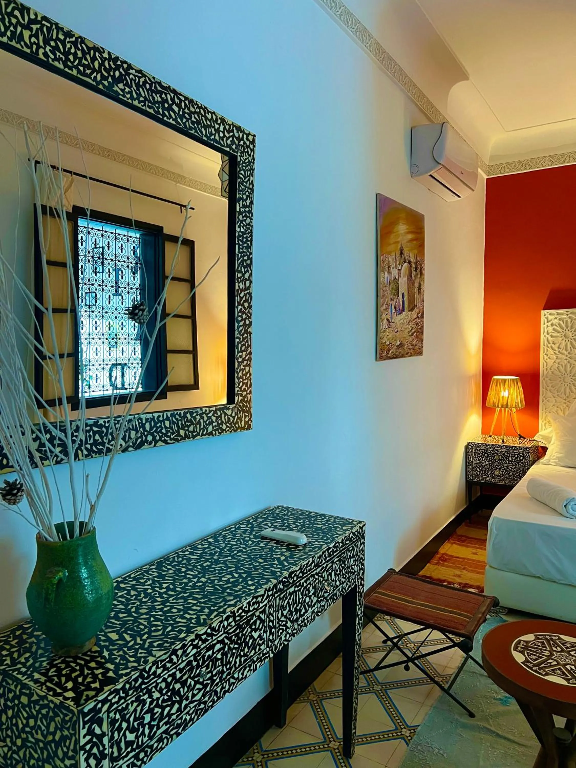 Bed in Riad New Moon