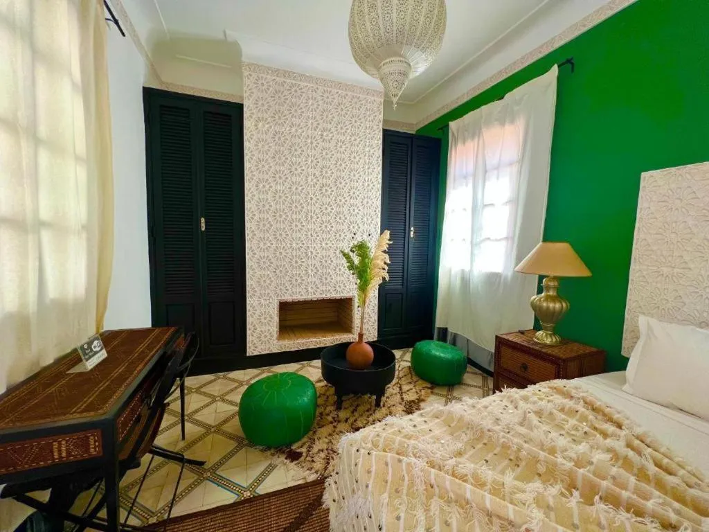 Bed in Riad New Moon