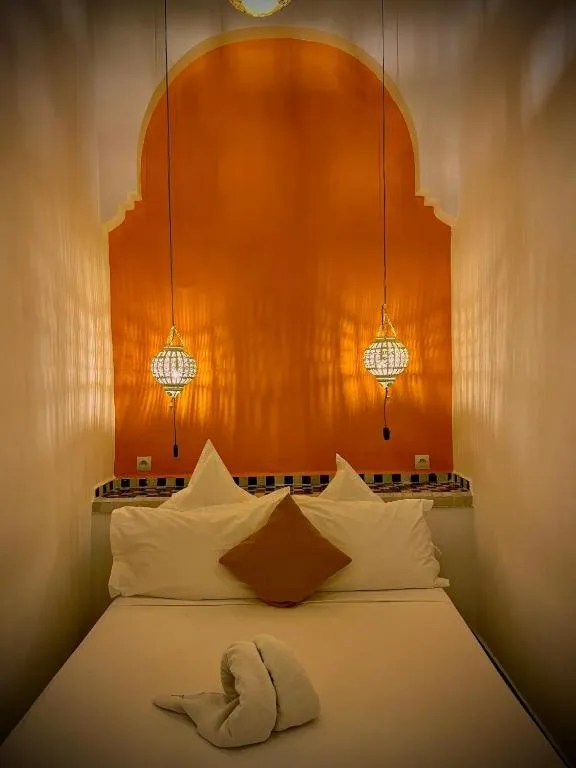 Bed in Riad New Moon