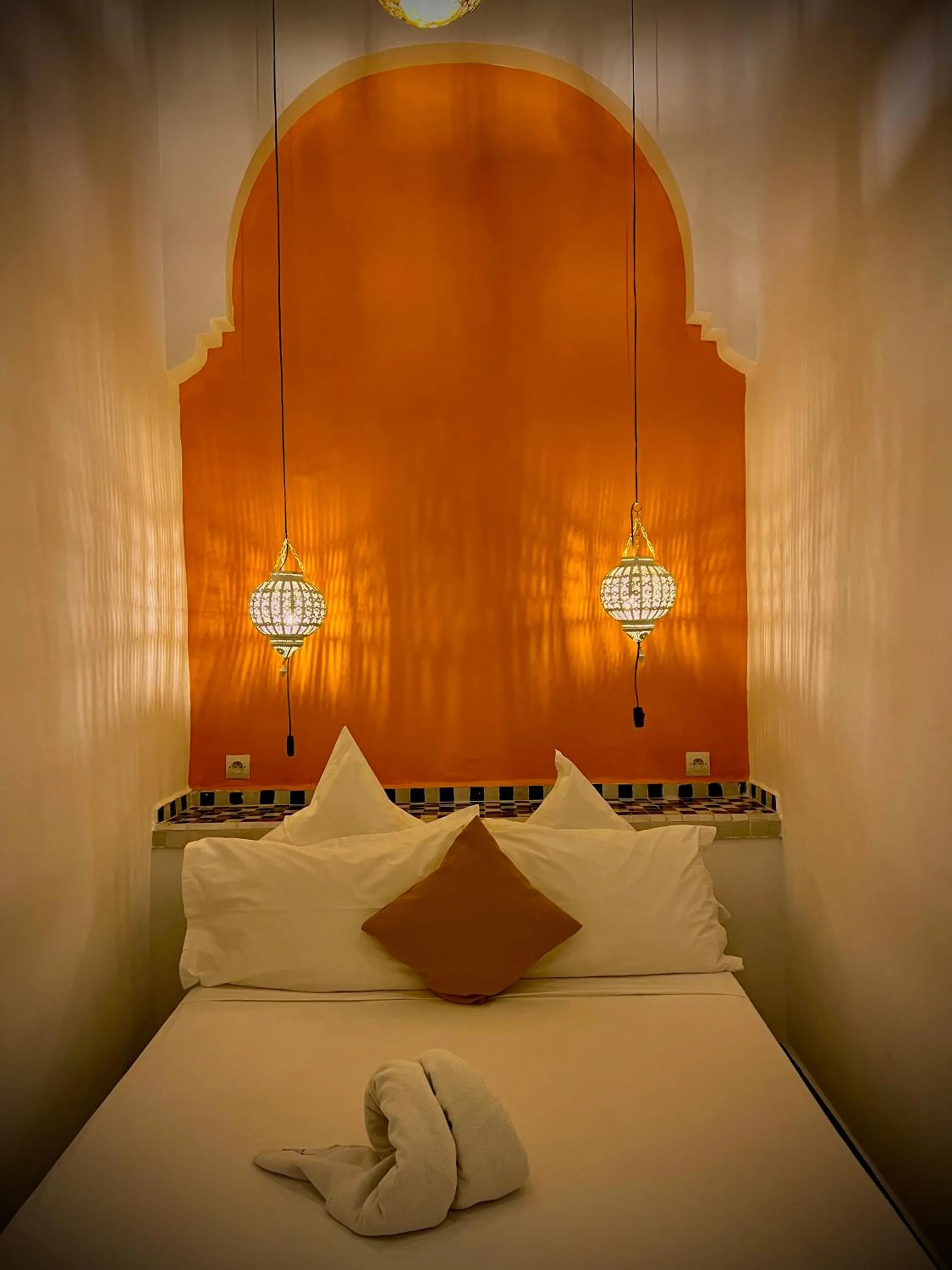 Bed in Riad New Moon