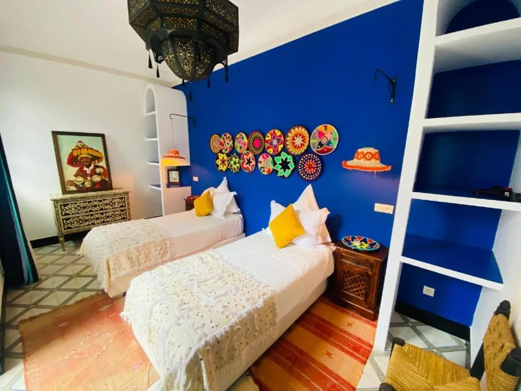 Bed in Riad New Moon