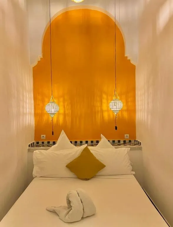 Bed in Riad New Moon