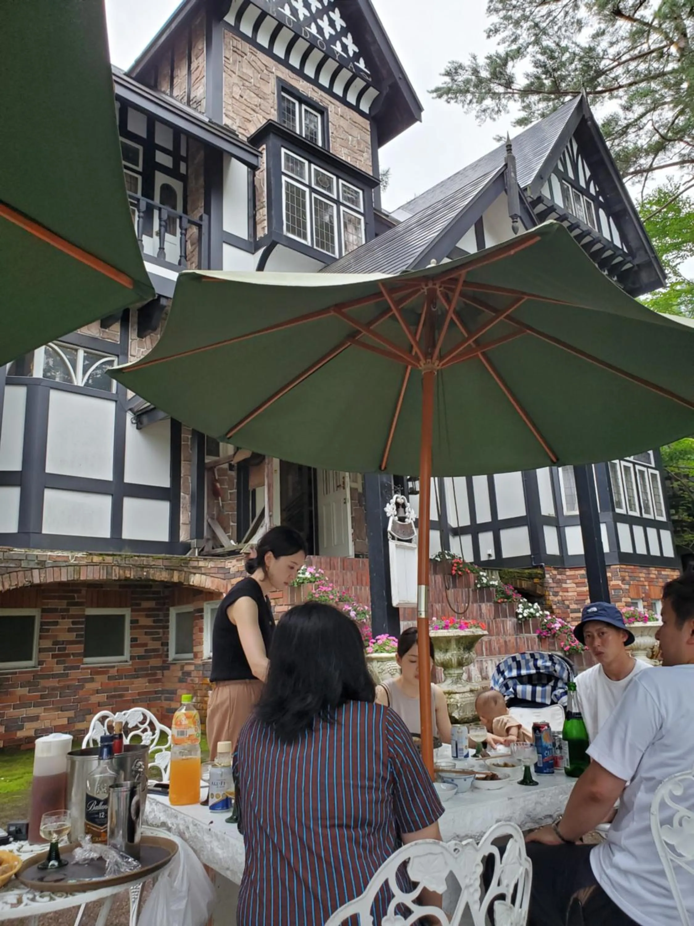 Patio in プチホテル葡萄屋