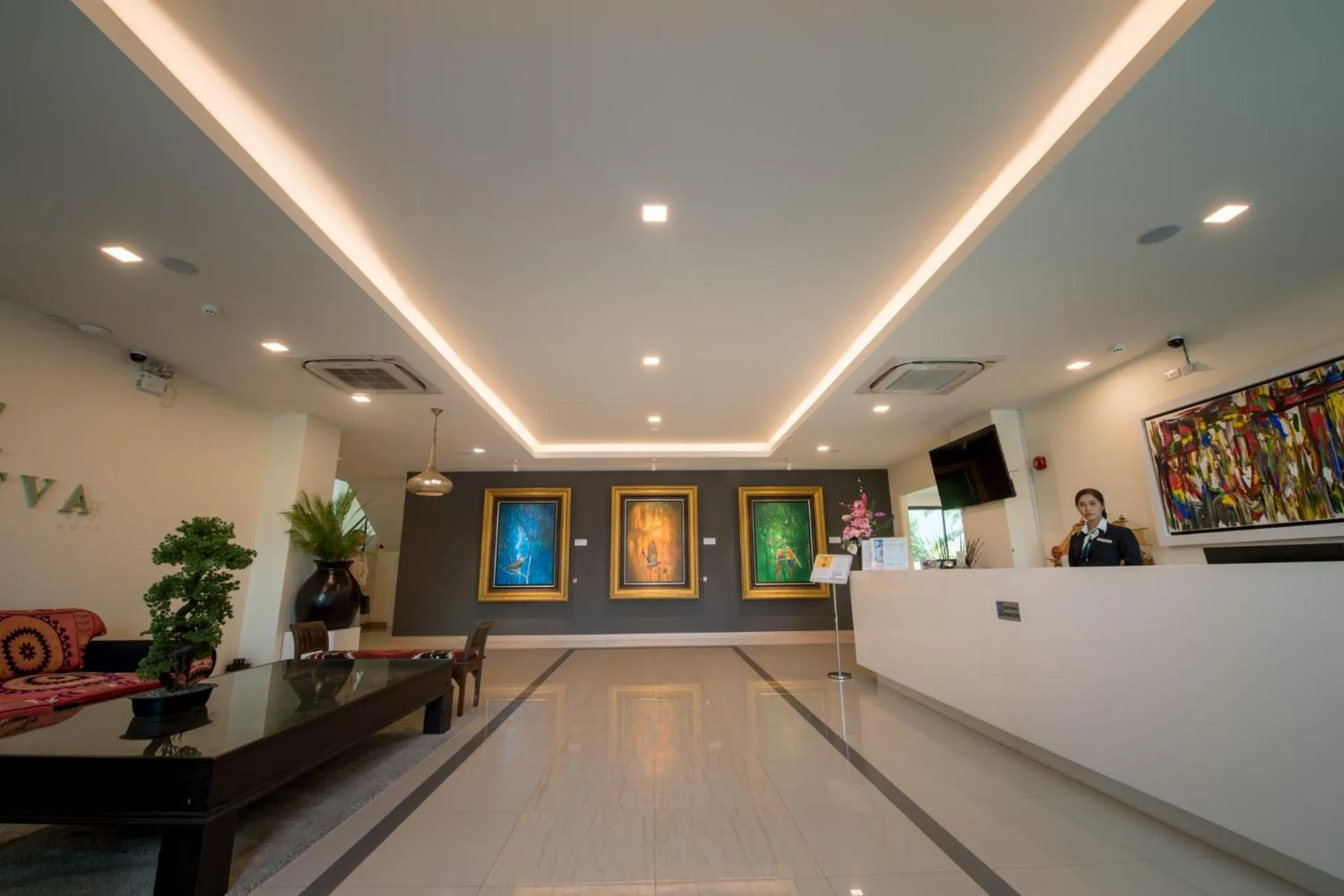 Lobby or reception in Porestva Hotel Sriracha