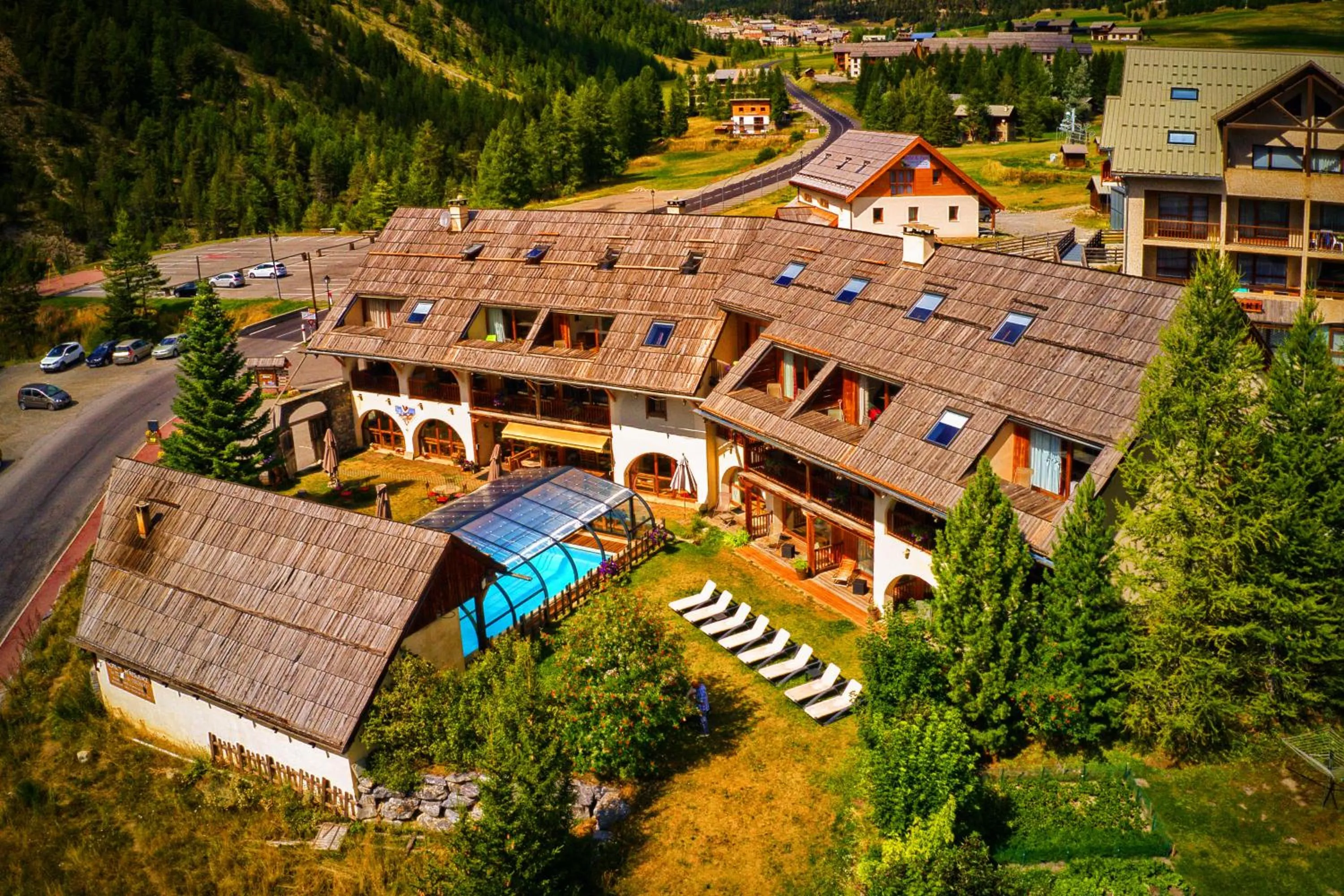 Bird's eye view in Hôtel & Spa La Ferme de l'Izoard