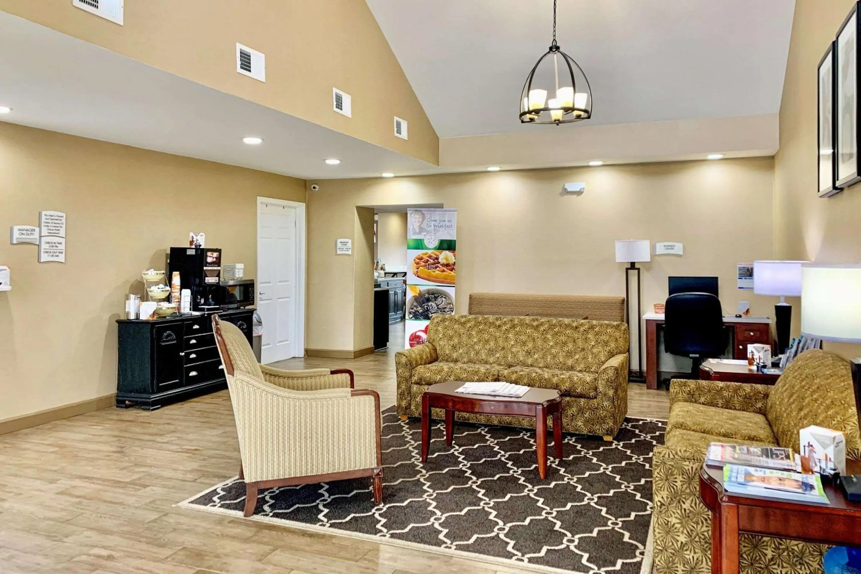 Lobby or reception in Quality Inn Seneca Clemson Area U S 123